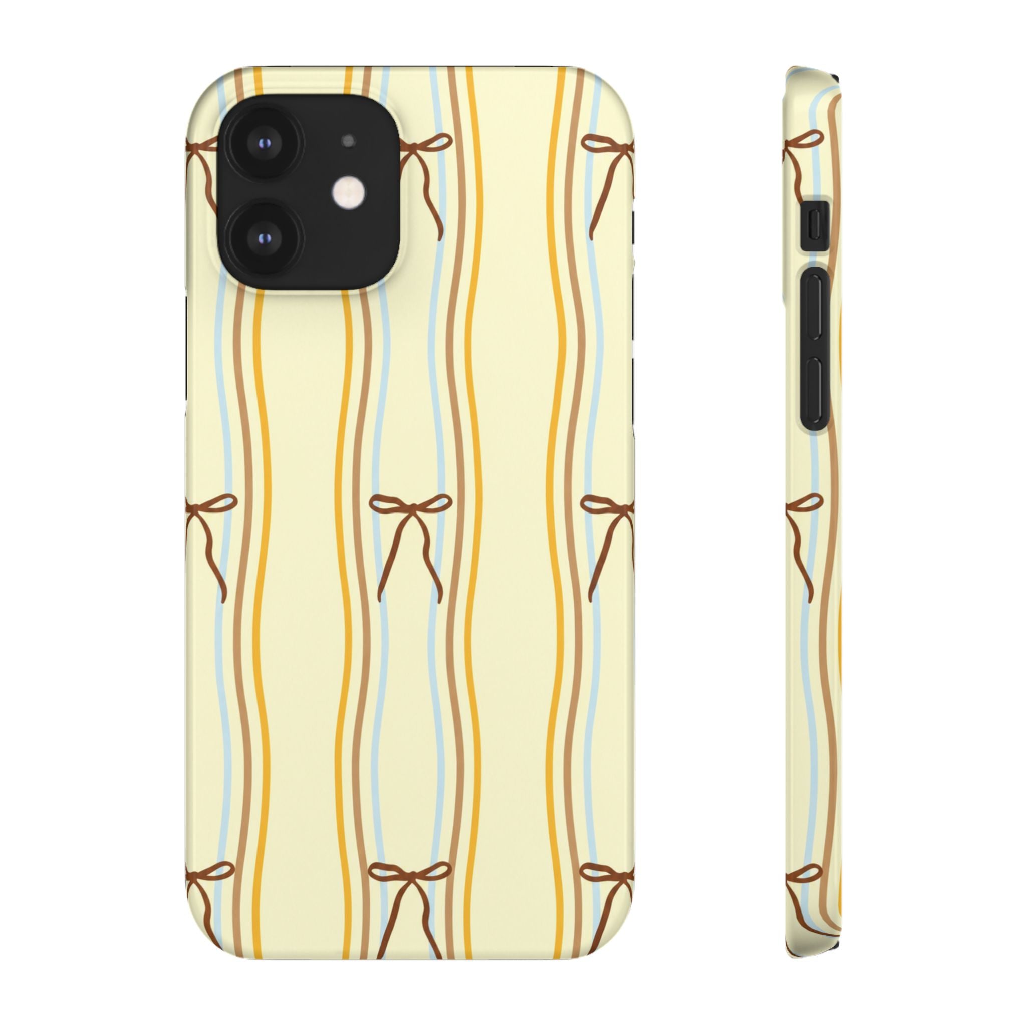 Bow Stripe Phone Case