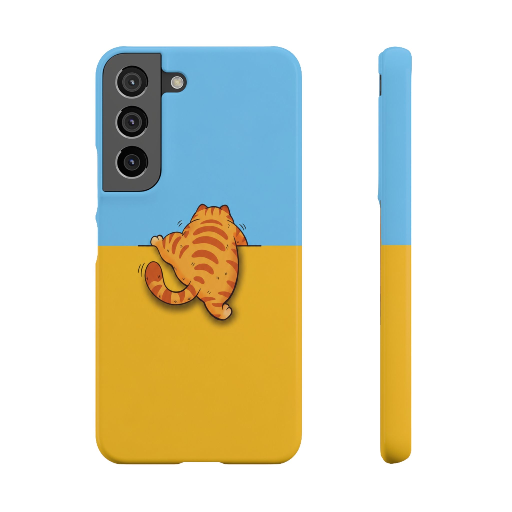 Peekaboo Orange Cat Phone Case