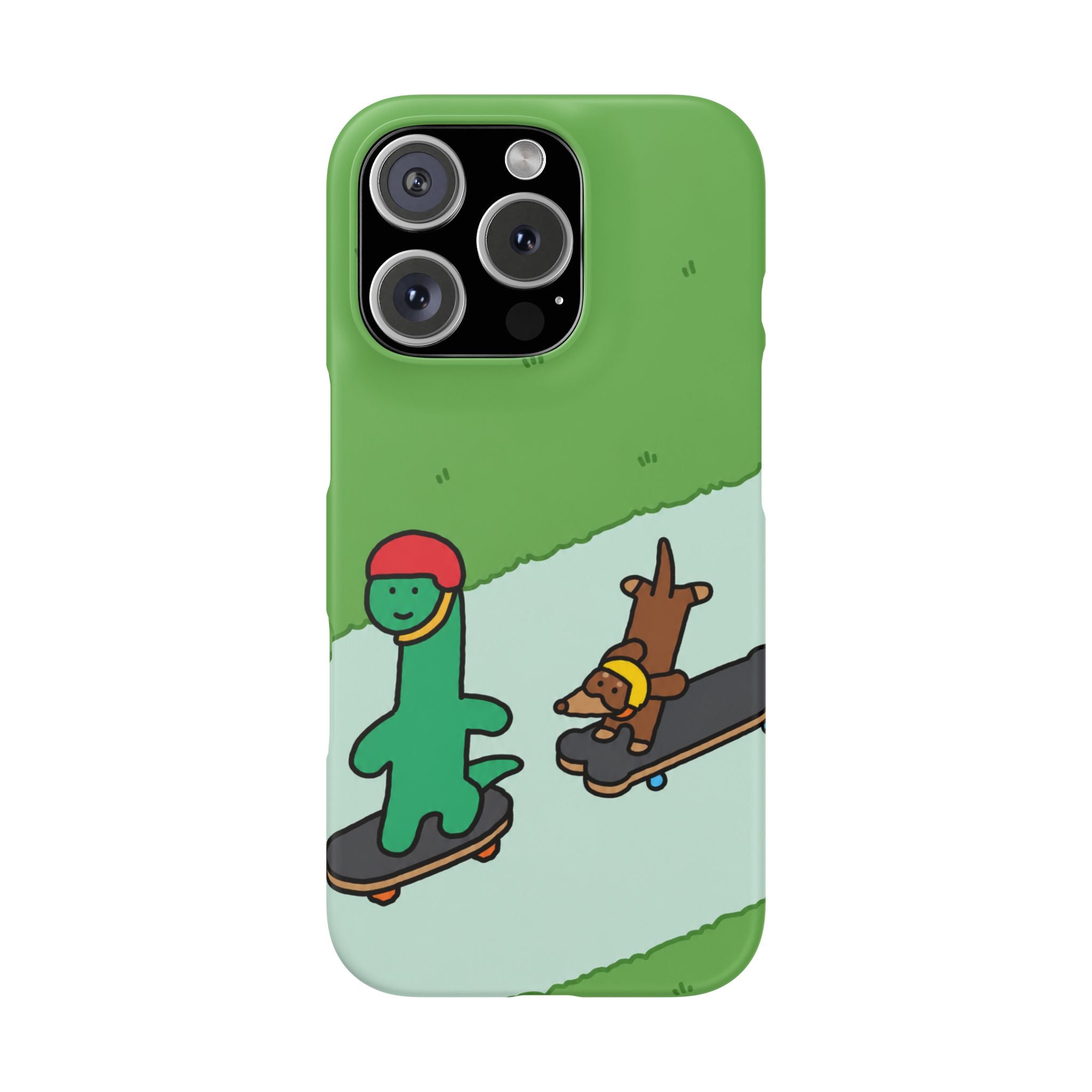 Skater Dino Phone Case