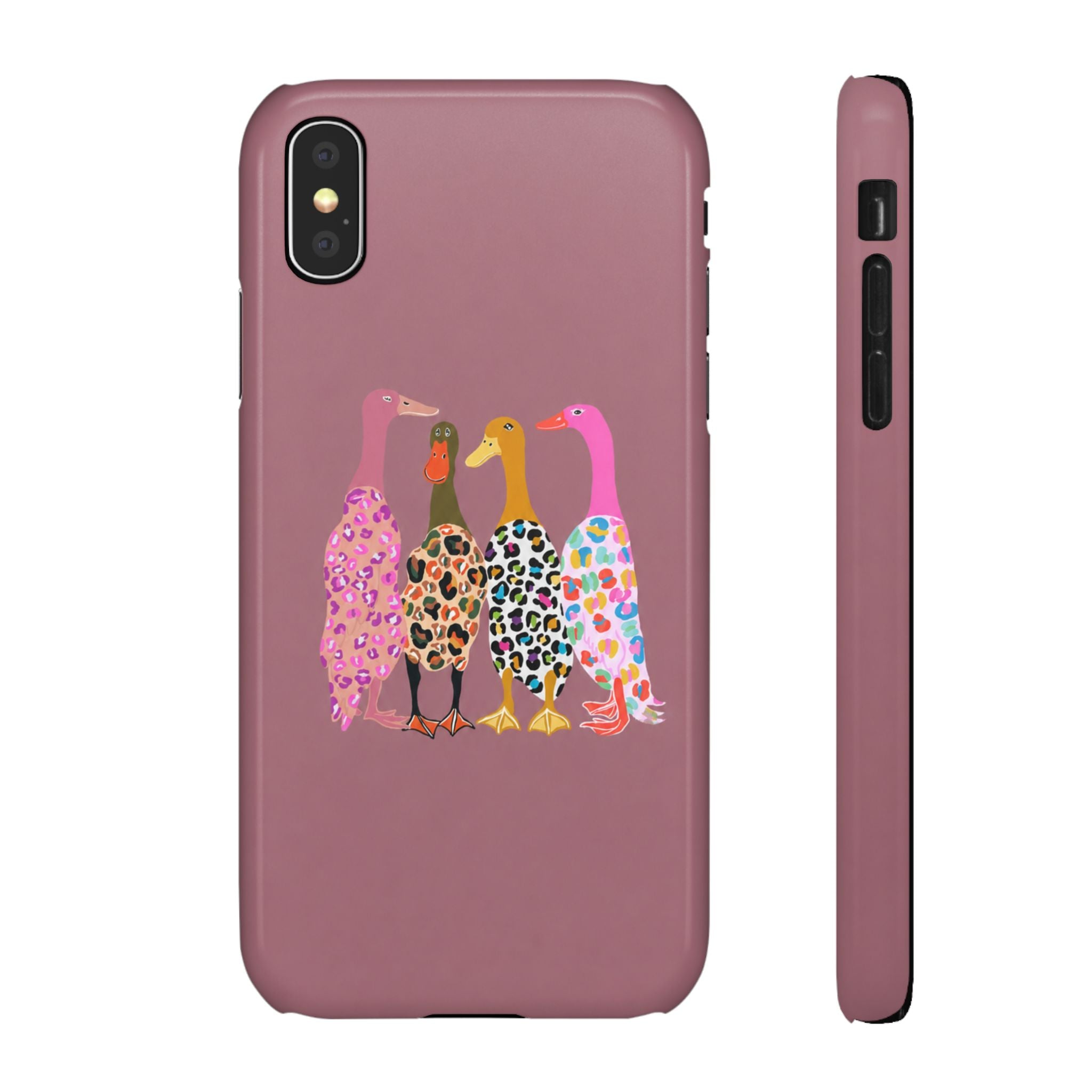 Colorful Leopard Ducks Phone Case