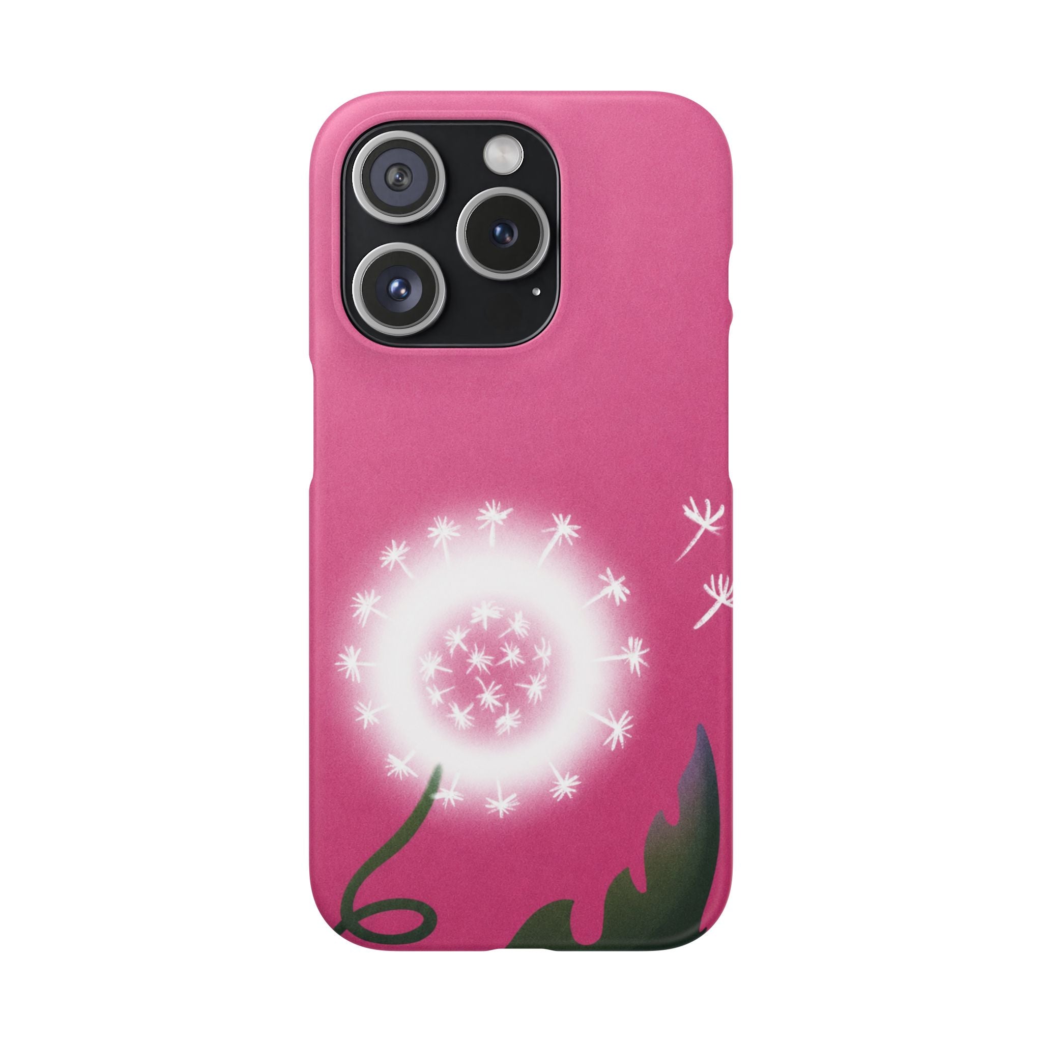 Pink Dandelion Phone Case