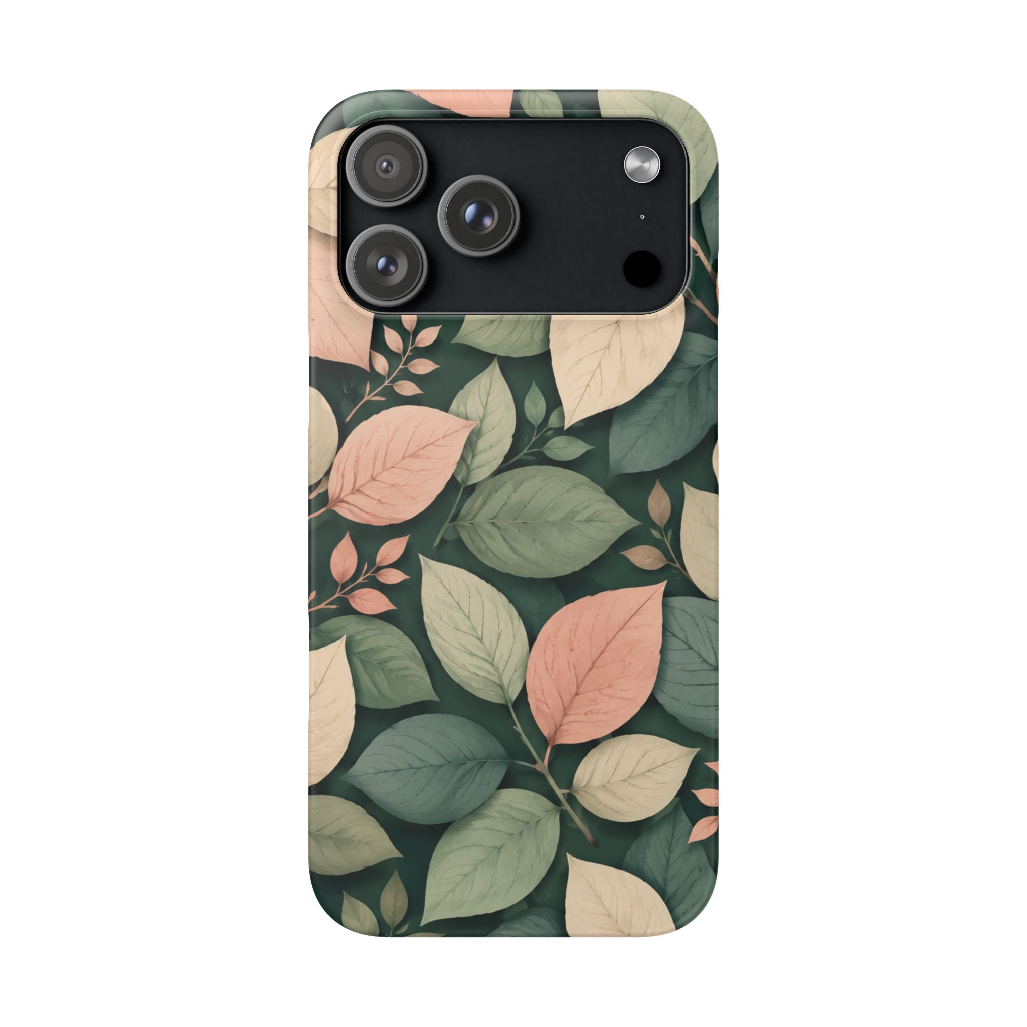 Blush Leaf Pattern Case
