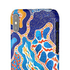 Abstract Blue Pattern Phone Case