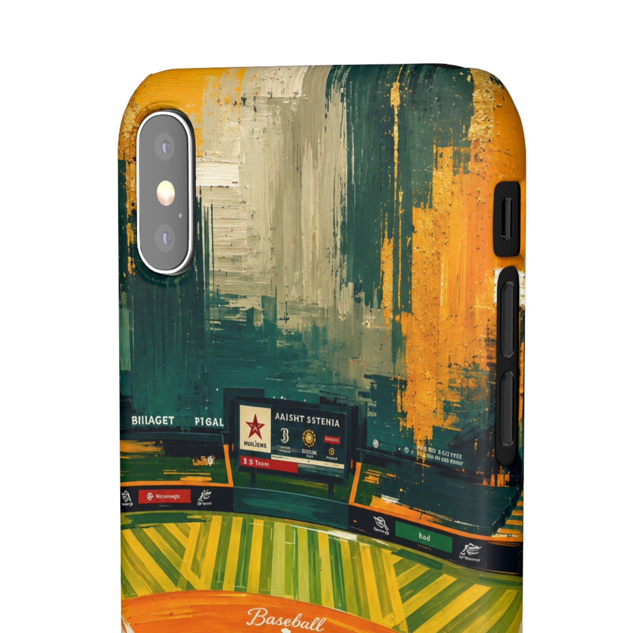Abstract Baseball Stadium Phone Case