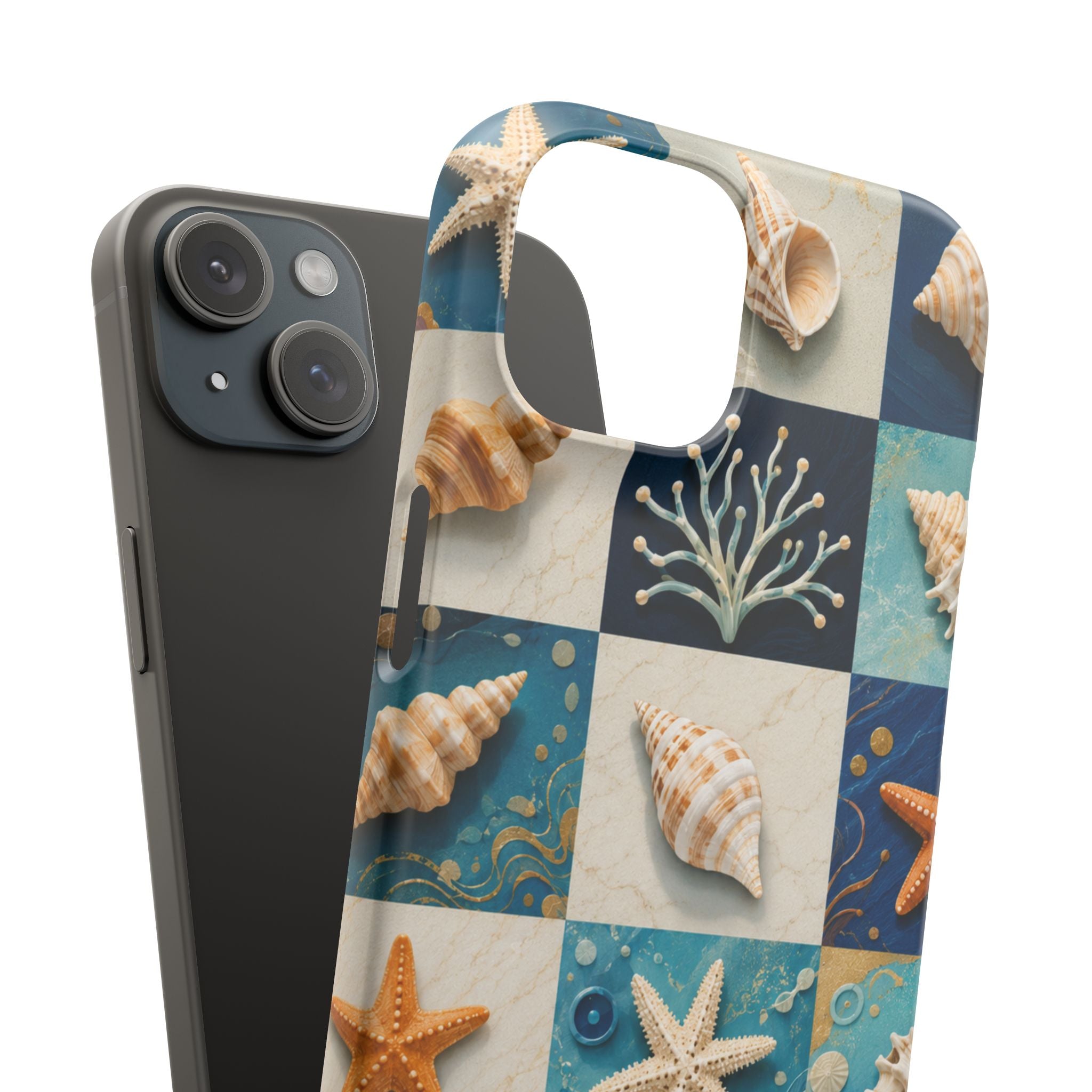 Coastal Seashell Mosaic Phone Case