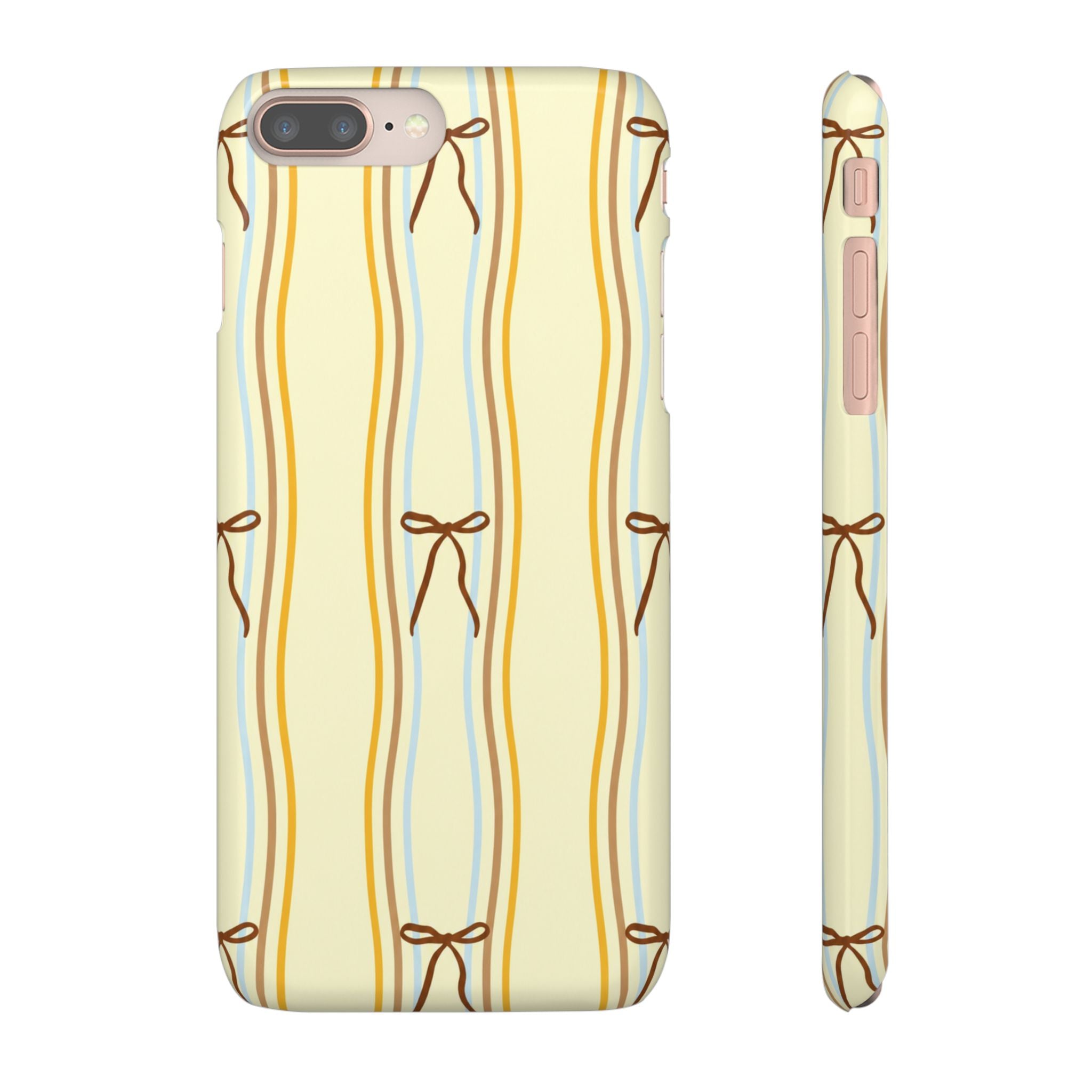 Bow Stripe Phone Case