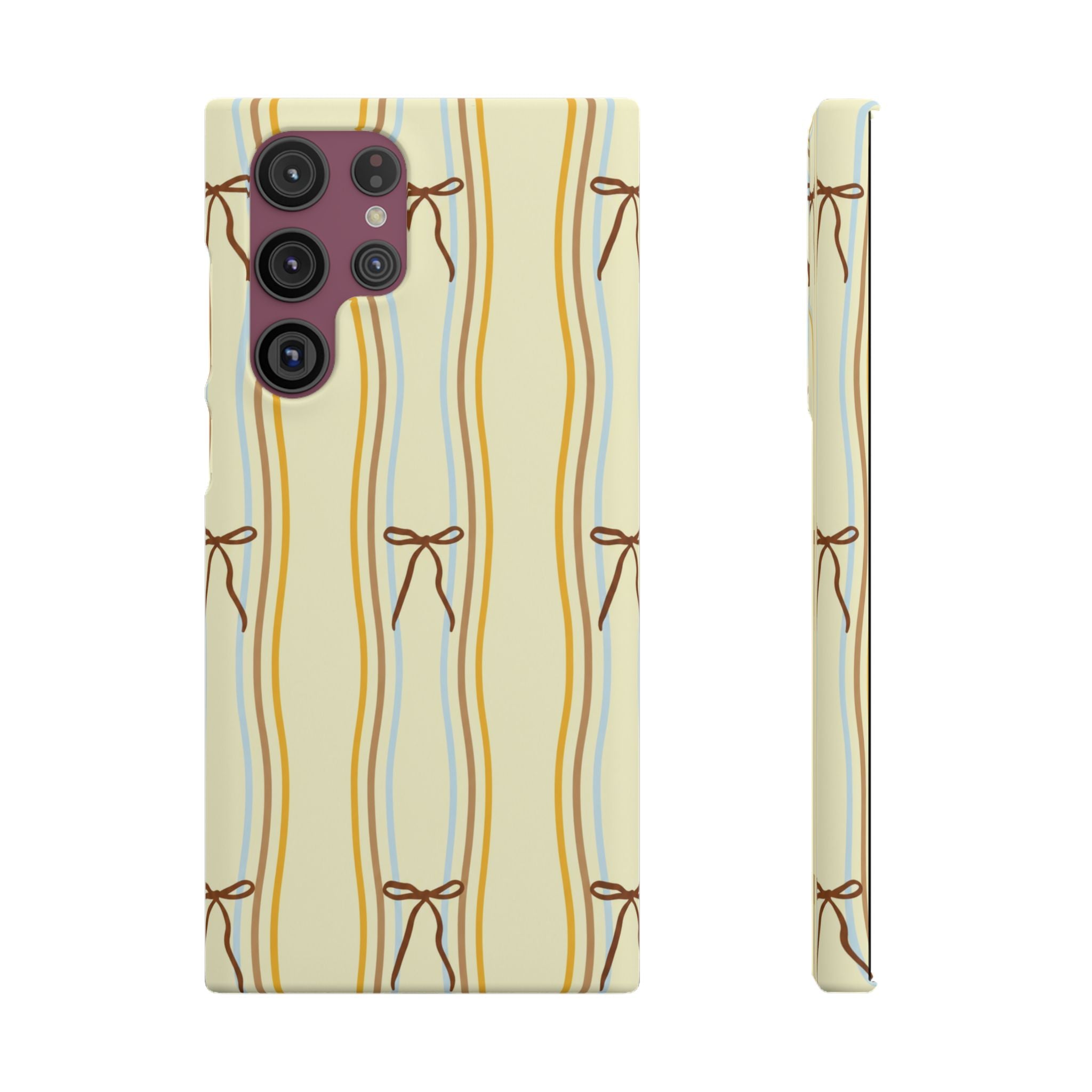 Bow Stripe Phone Case