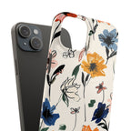 Wildflower Sketch Phone Case