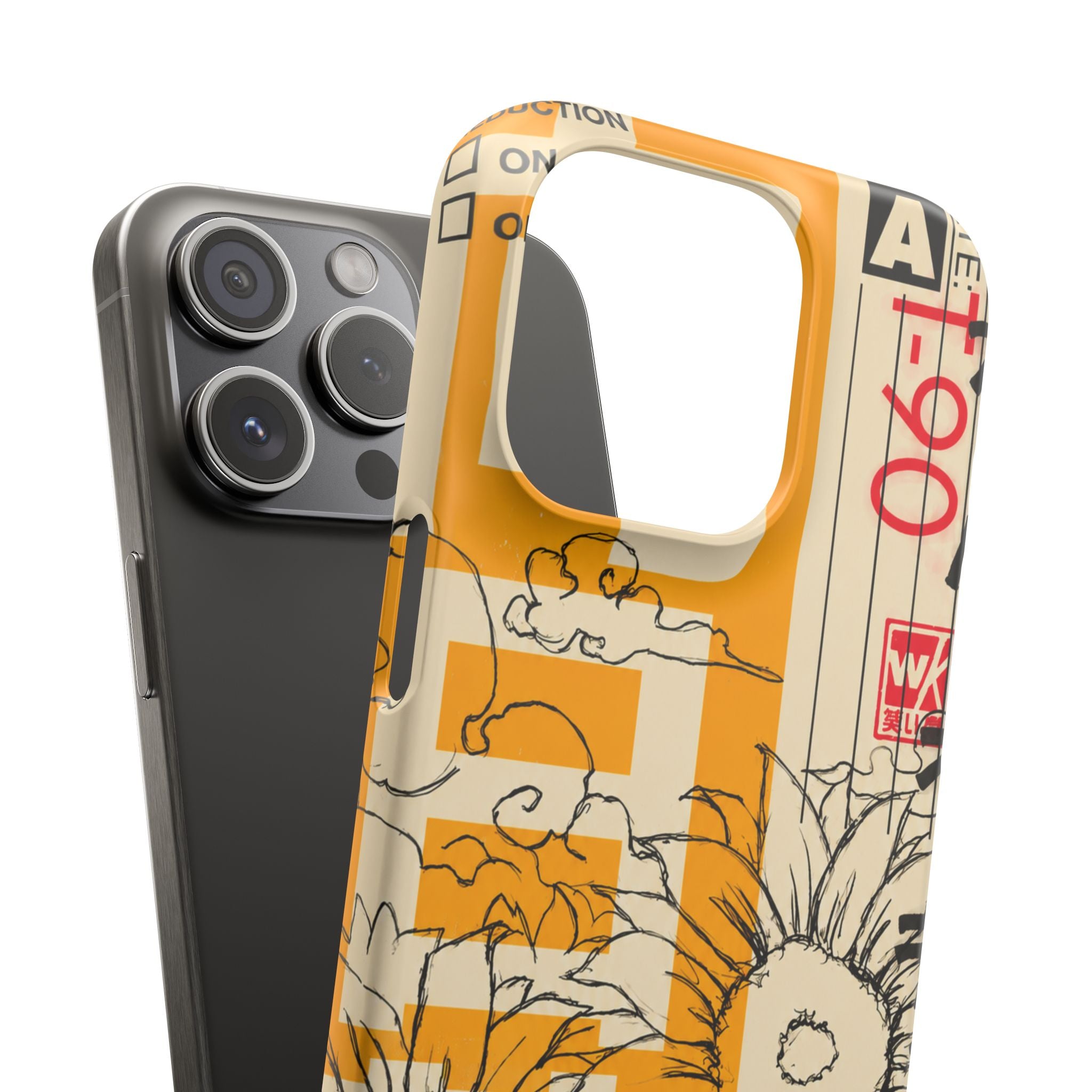 Retro Cassette Floral Phone Case