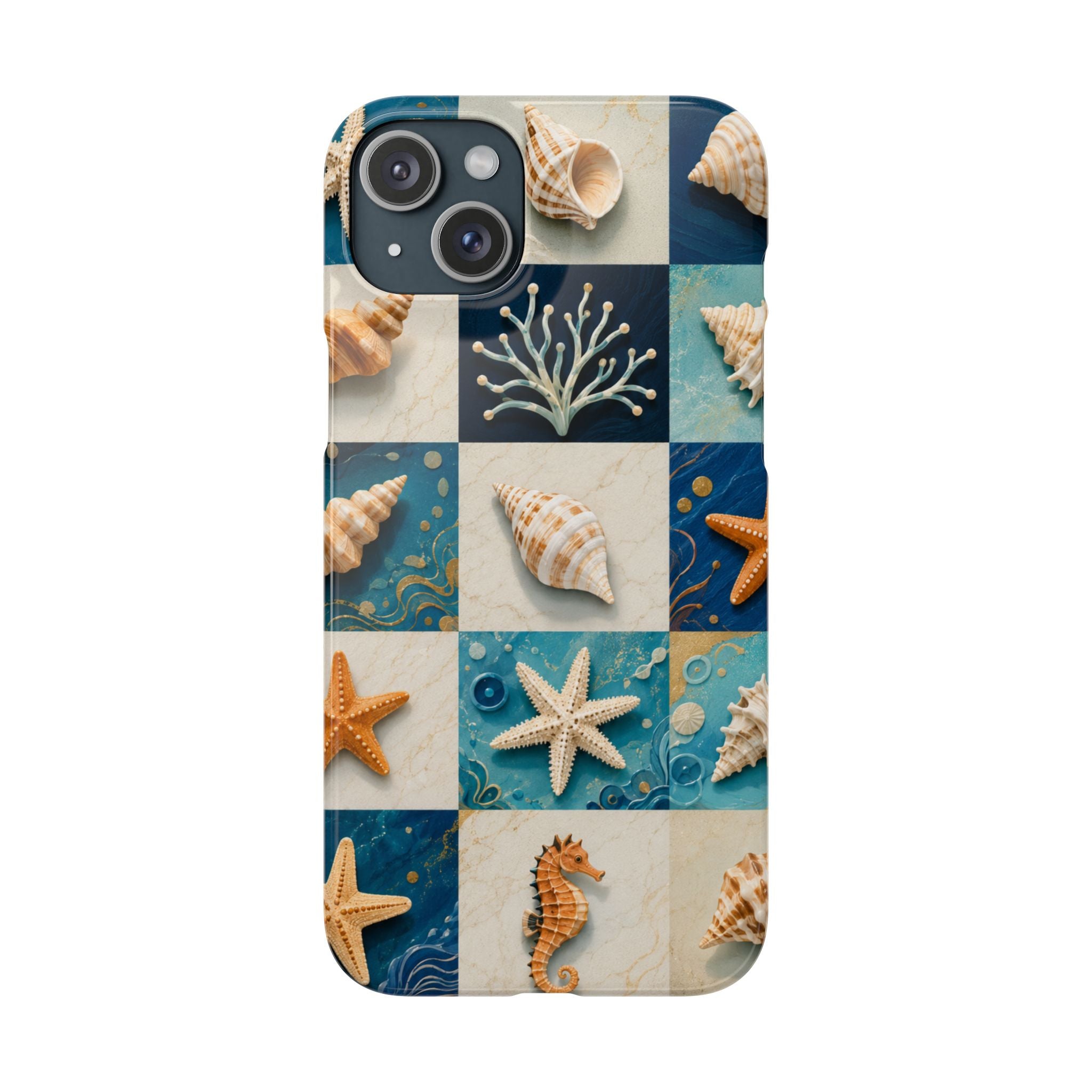 Coastal Seashell Mosaic Phone Case