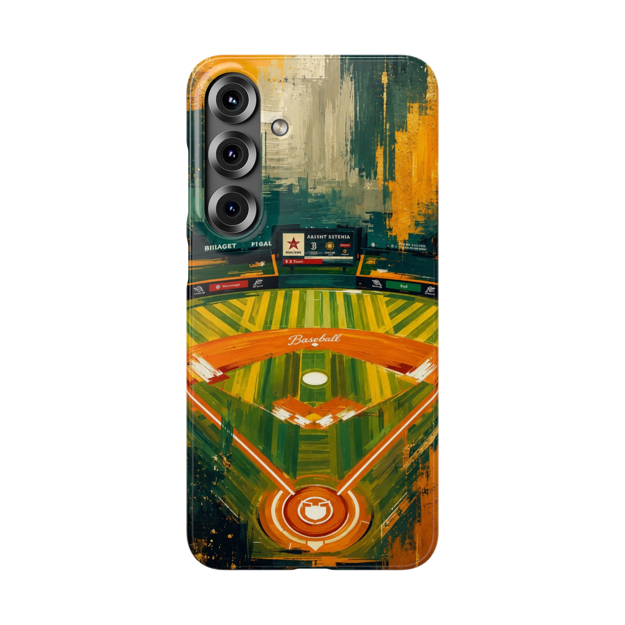Abstract Baseball Stadium Phone Case