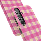 Pink Gingham Phone Case
