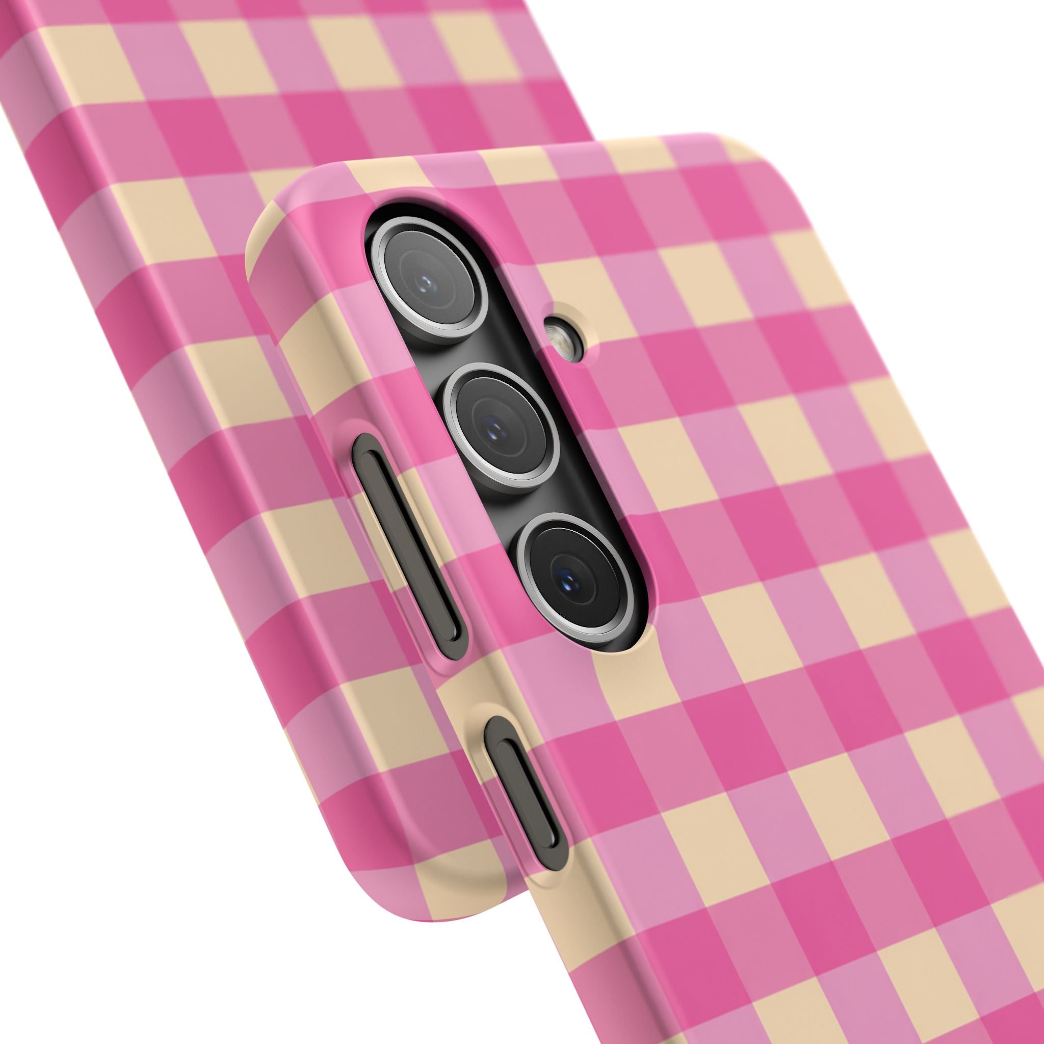 Pink Gingham Phone Case