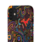 Neon Maze Phone Case