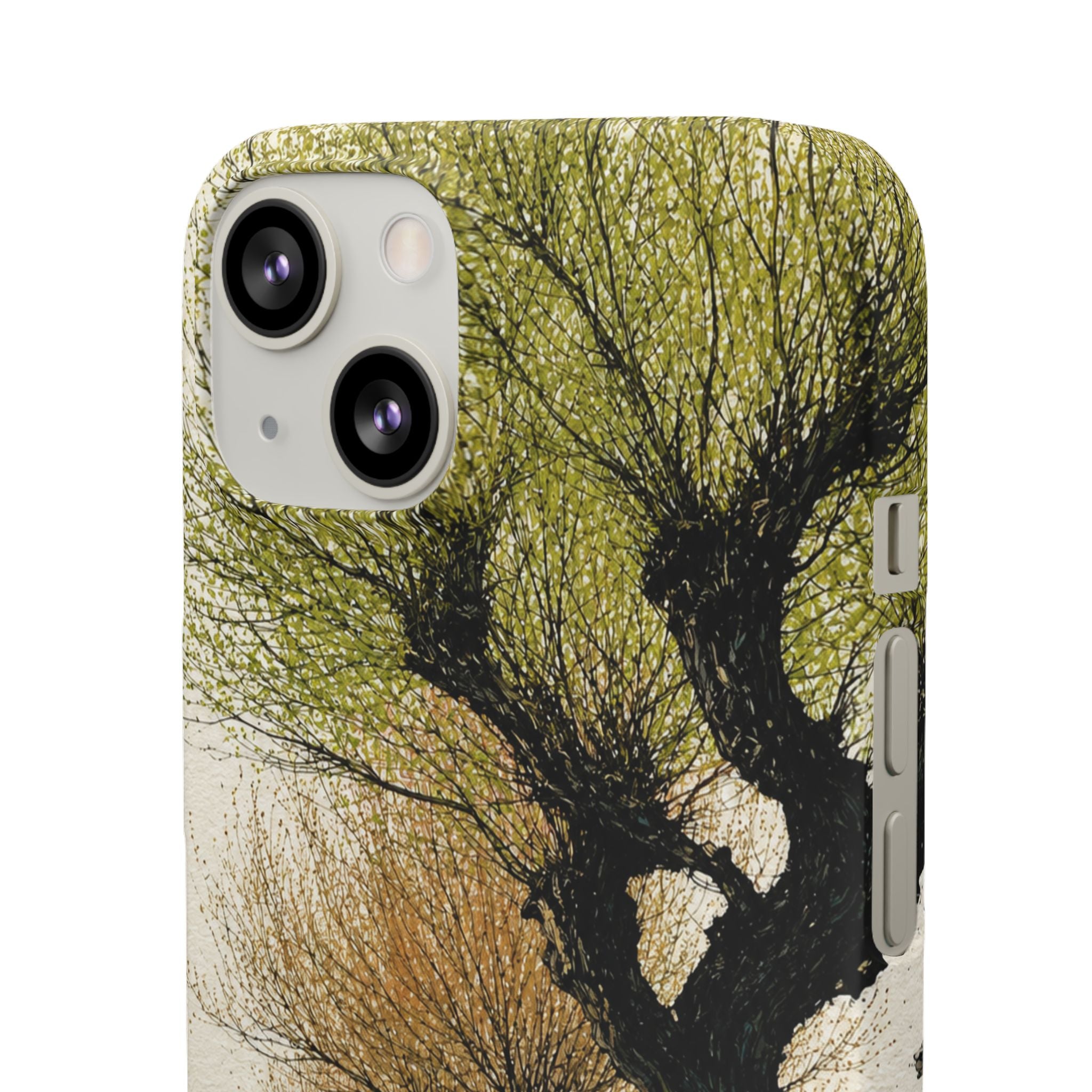 Serene Willow Landscape Phone Case