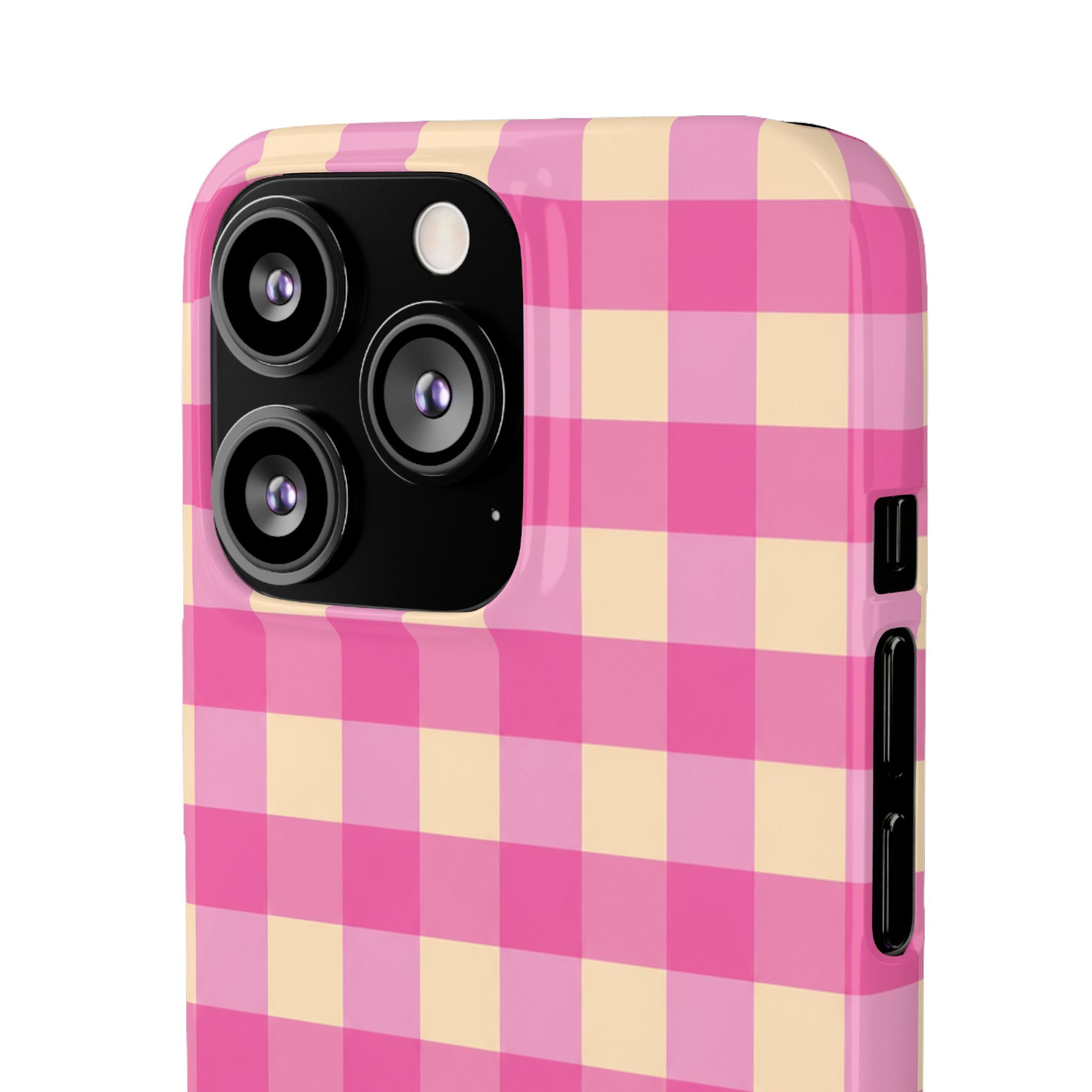 Pink Gingham Phone Case