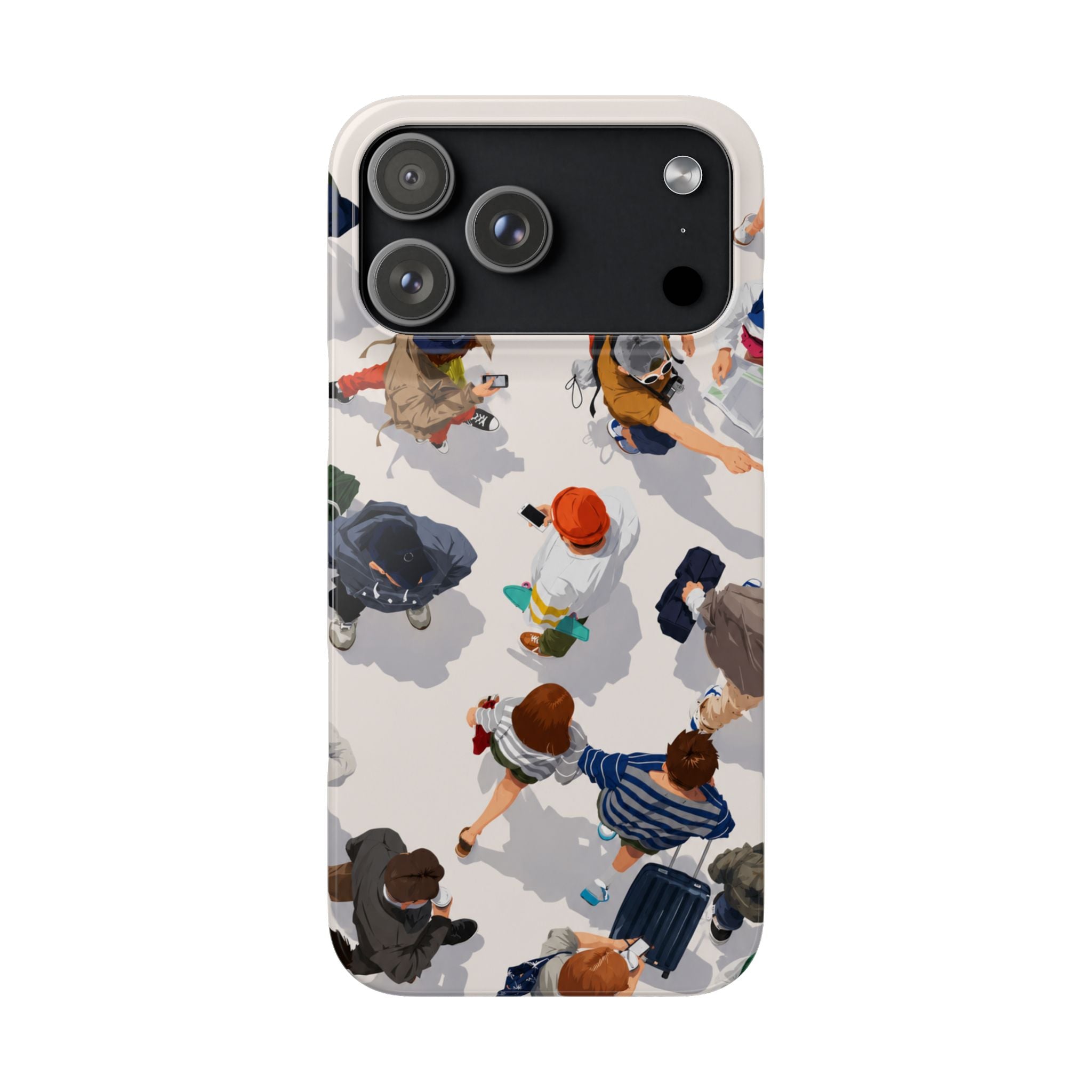 City Crowd Aesthetic Phone Case
