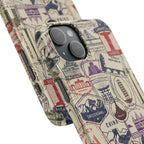 Vintage Travel Stamps Phone Case