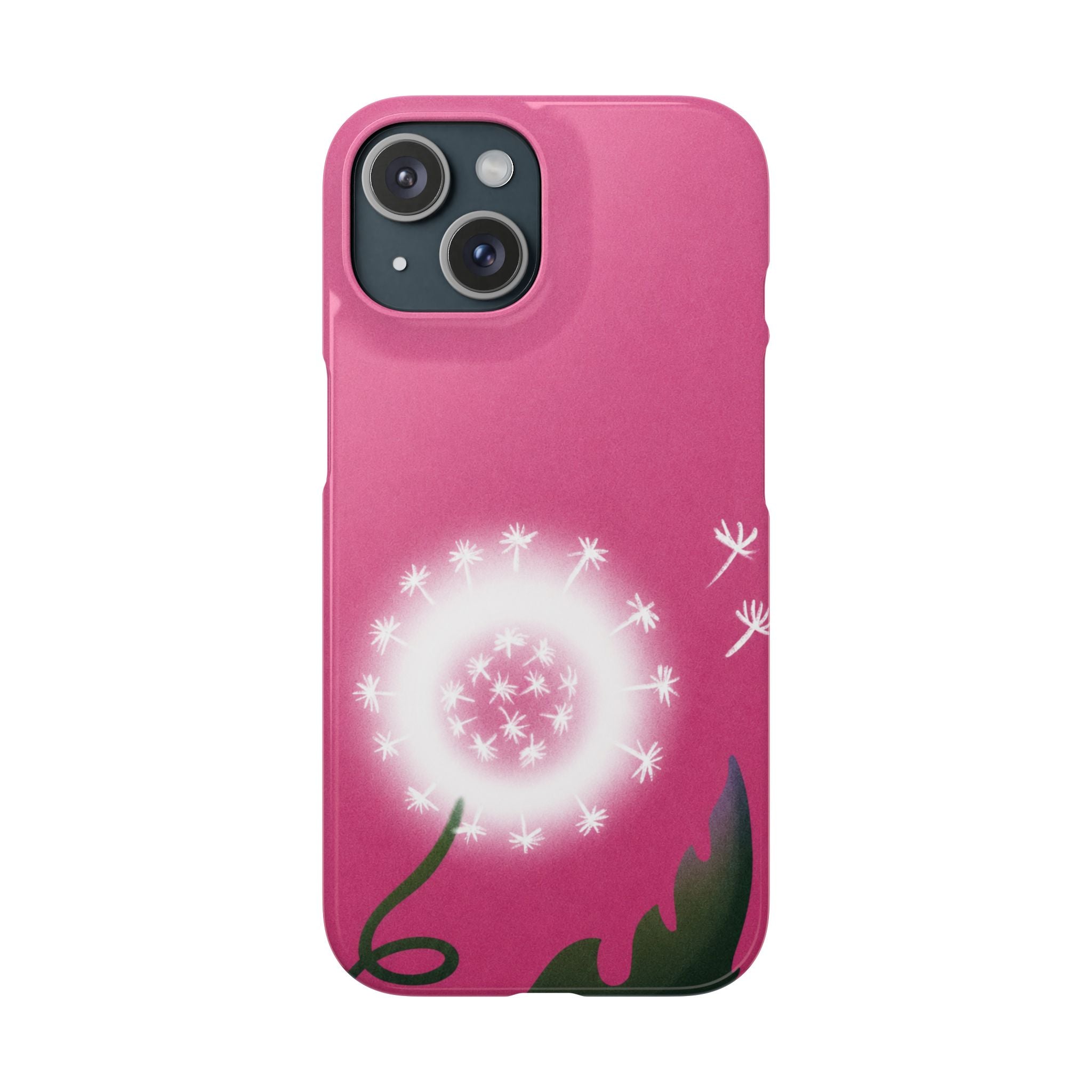 Pink Dandelion Phone Case