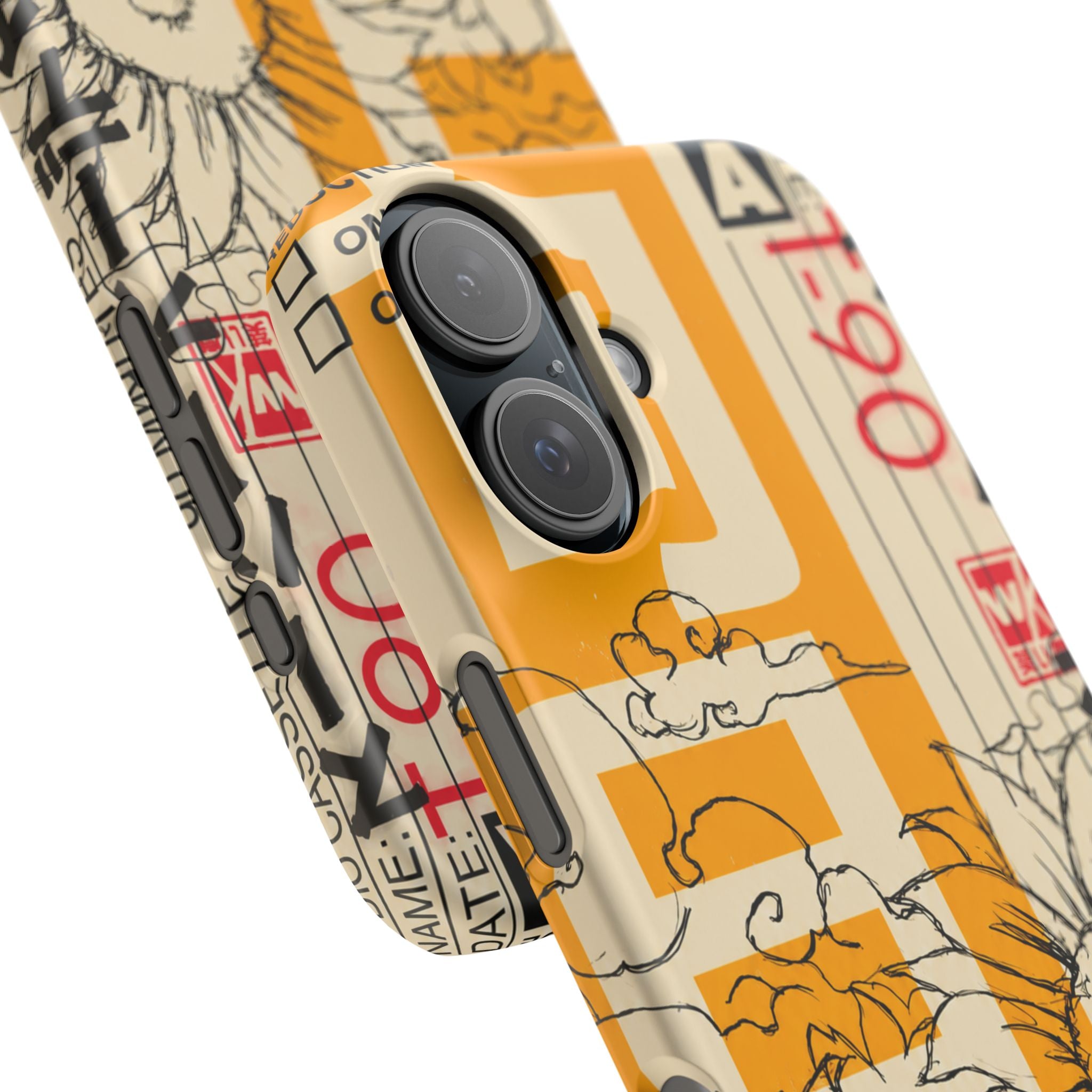 Retro Cassette Floral Phone Case