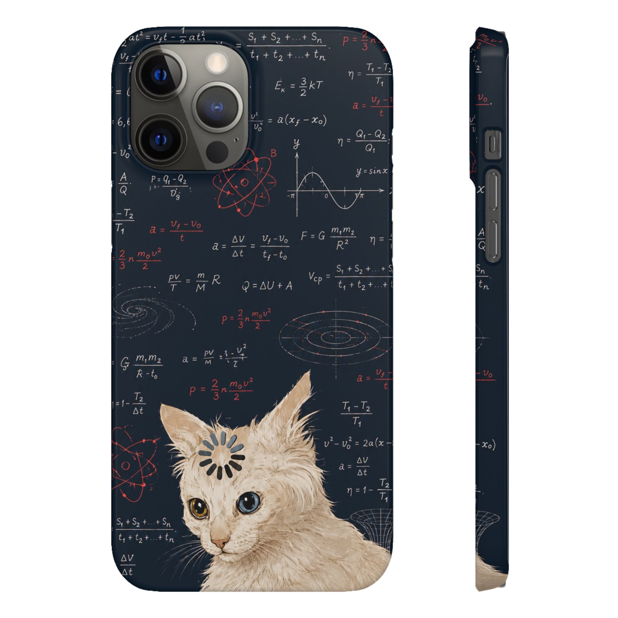 Quantum Kitty Physics Phone Case