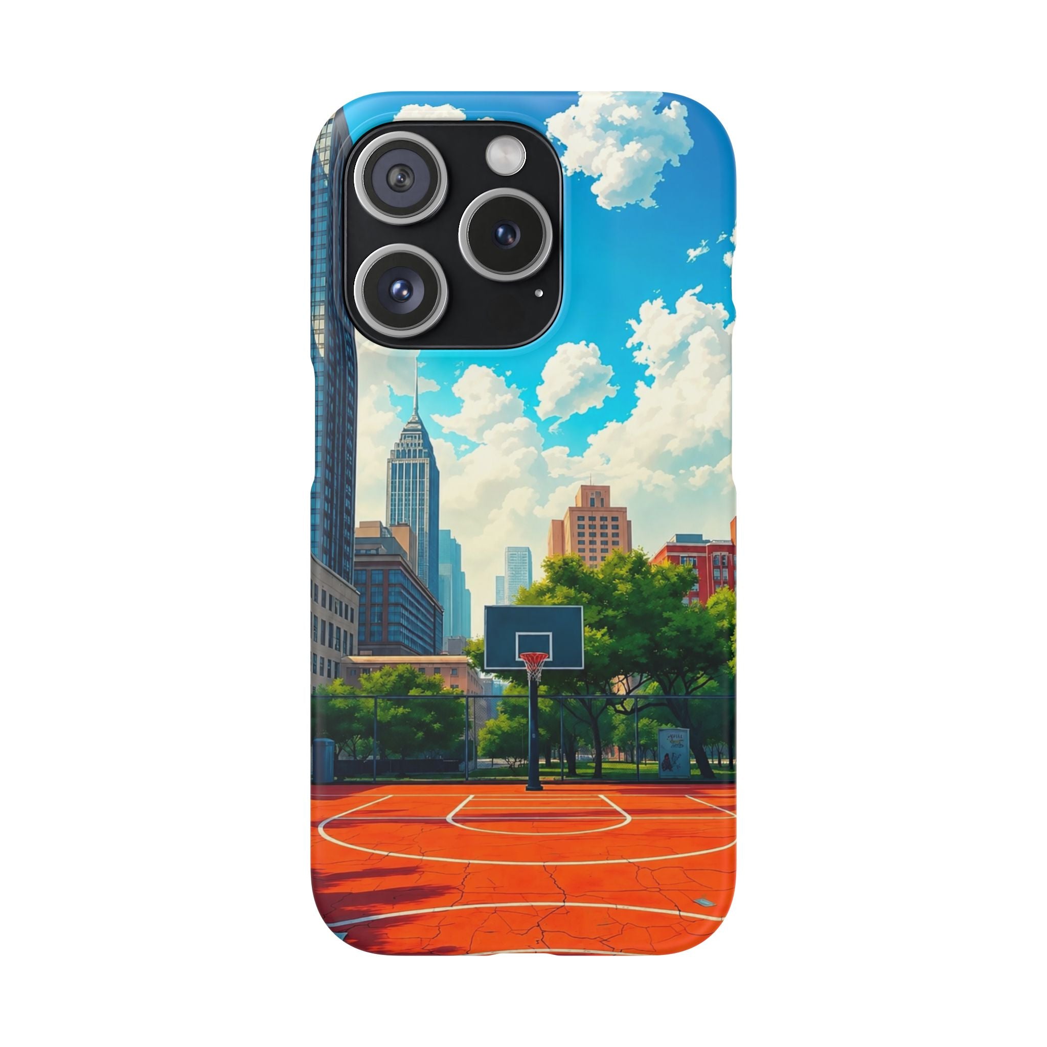 Urban Basketball Court Phone Case
