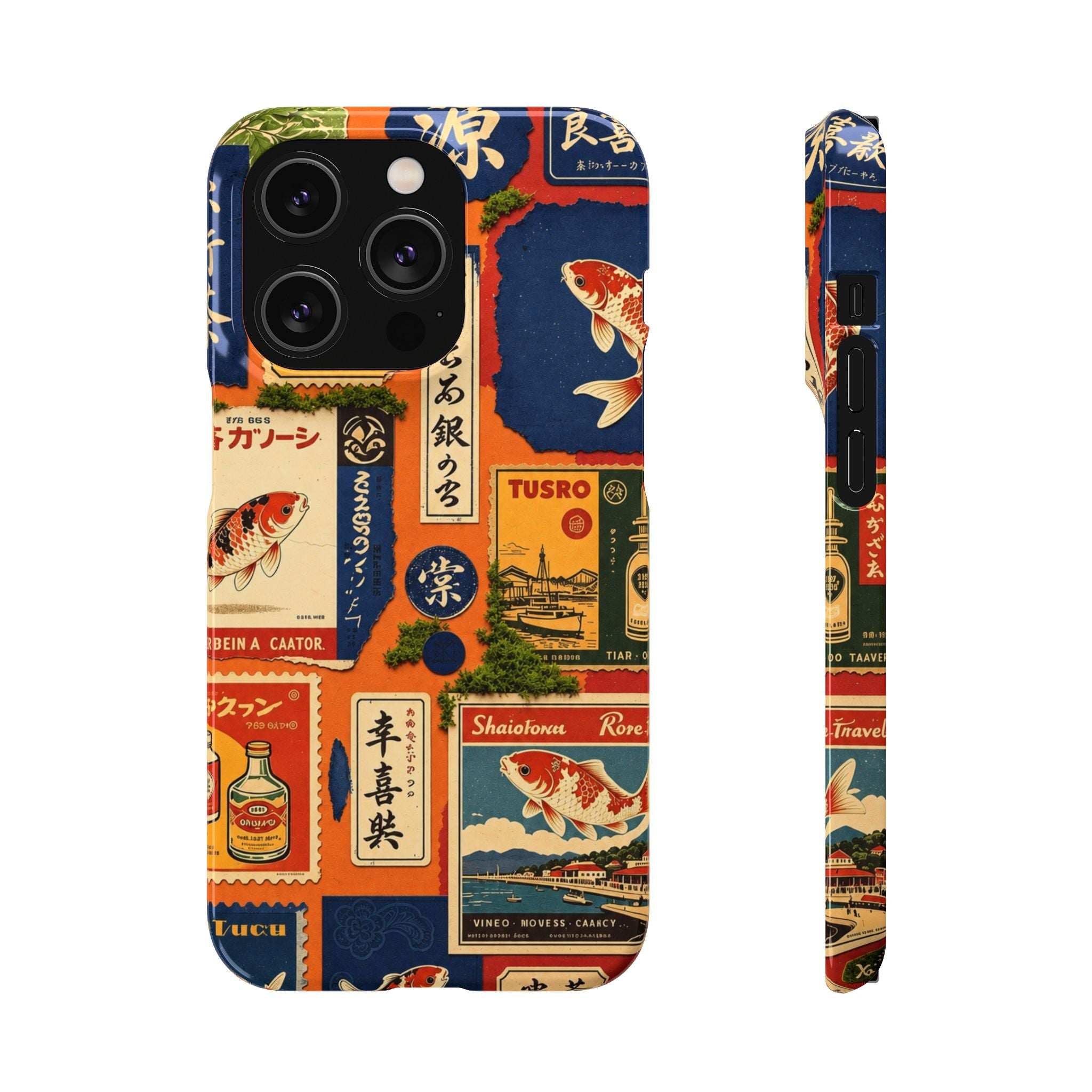 Vintage Japanese Koi Phone Case