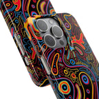 Neon Maze Phone Case