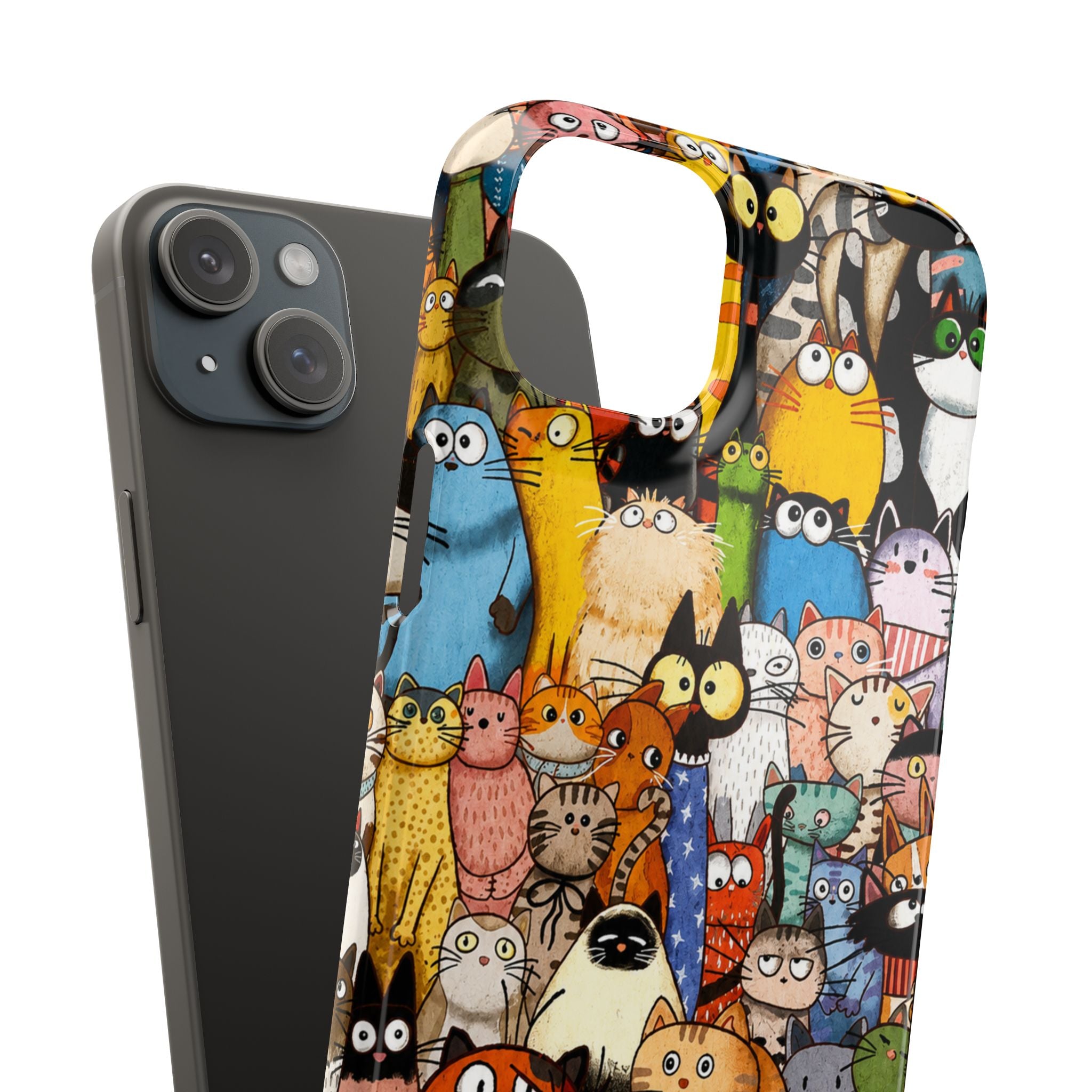 Cute Cat Pattern Phone Case