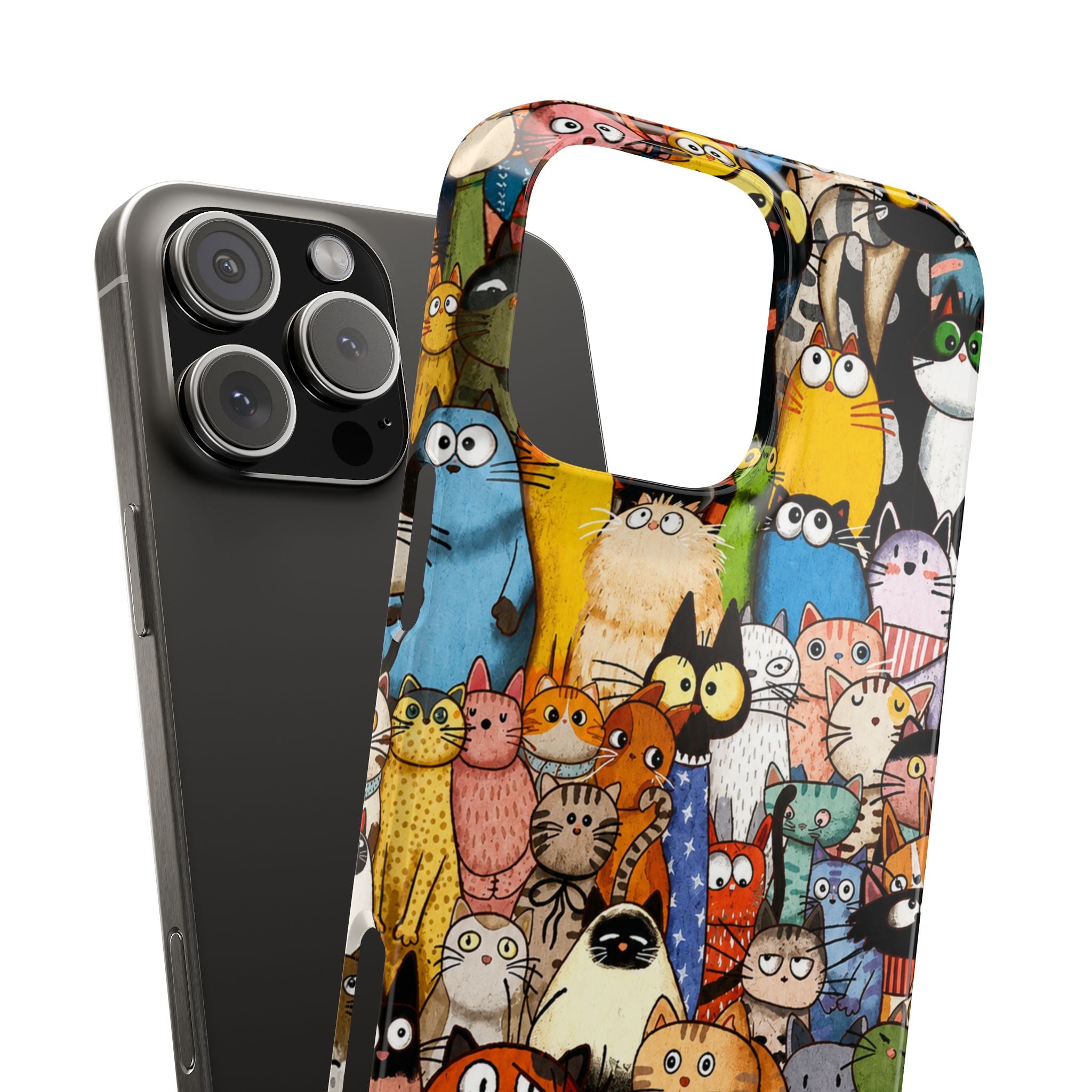 Cute Cat Pattern Phone Case