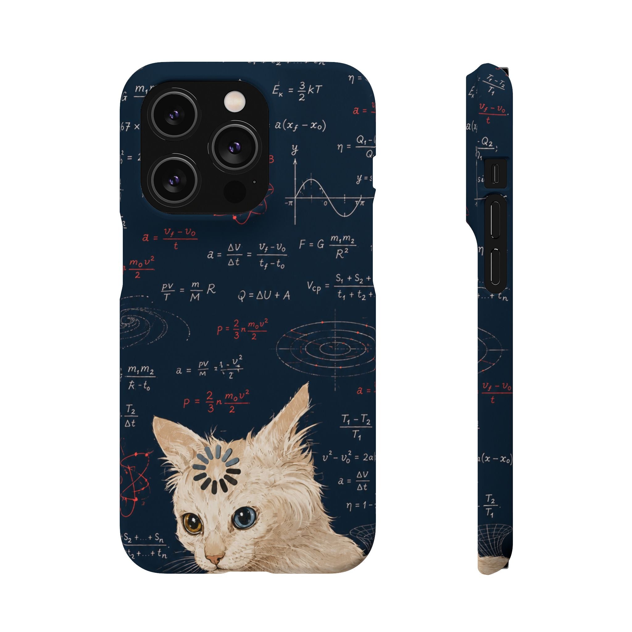Quantum Kitty Physics Phone Case