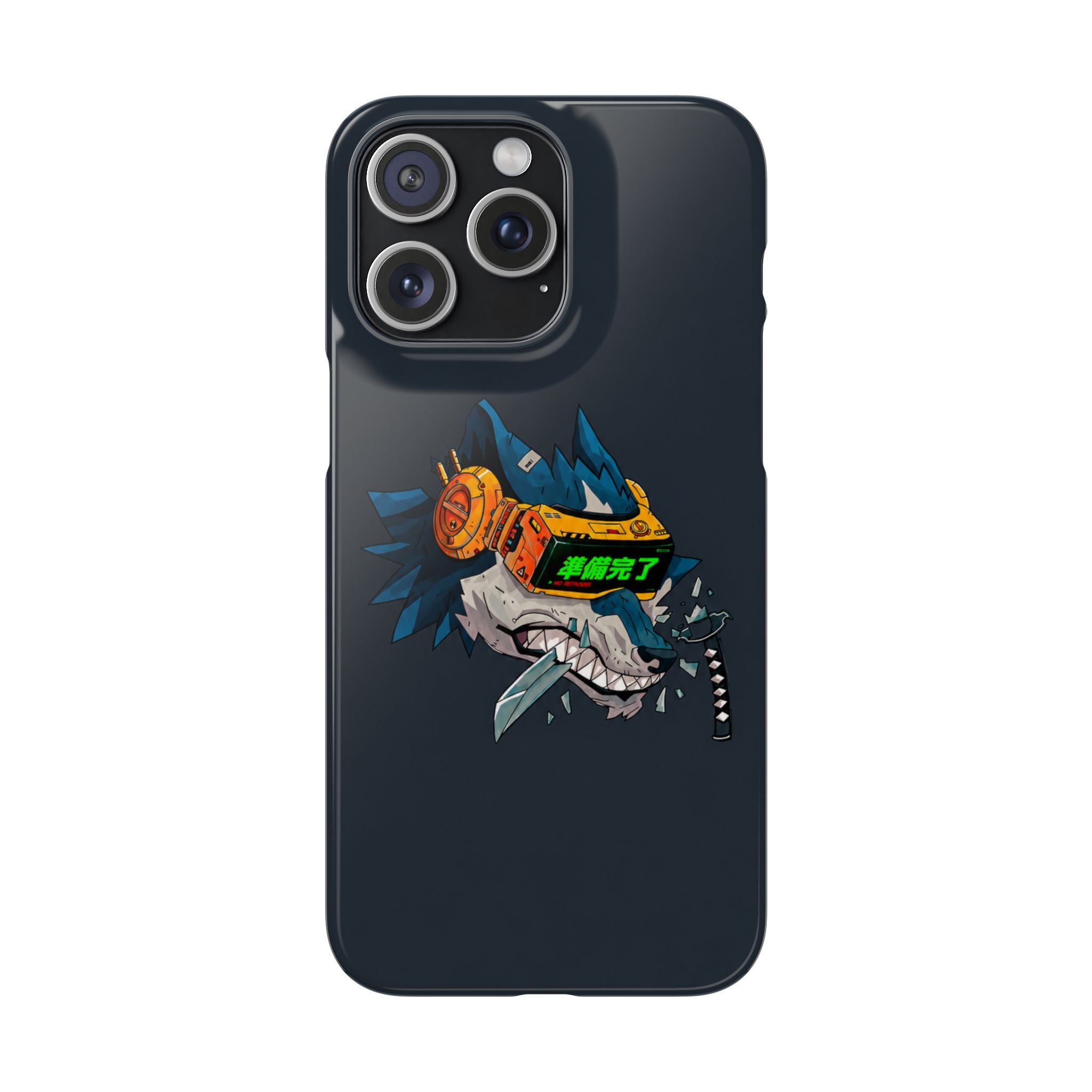 Cyberpunk Wolf Phone Case