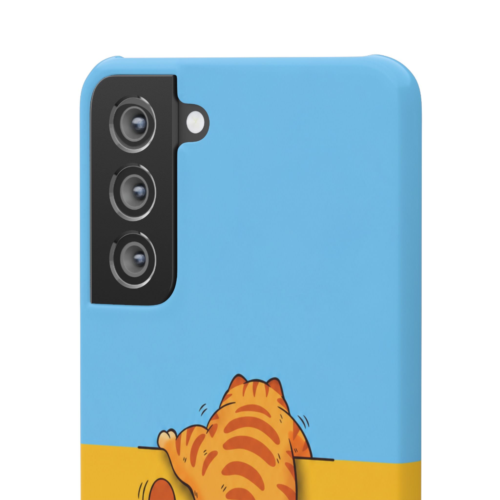 Peekaboo Orange Cat Phone Case
