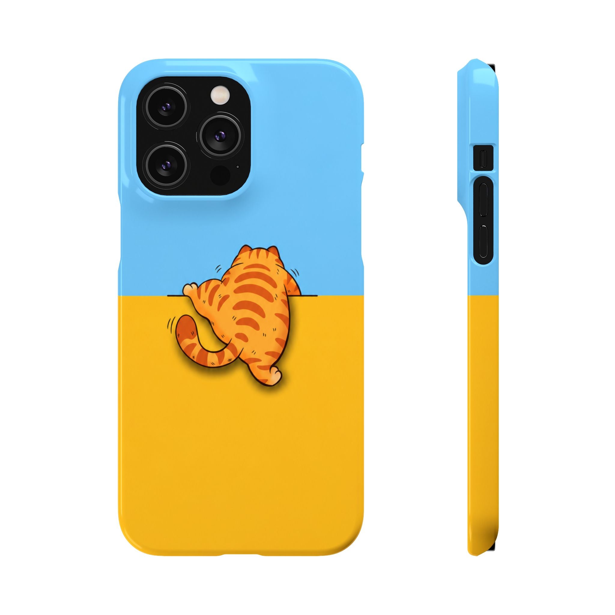 Peekaboo Orange Cat Phone Case