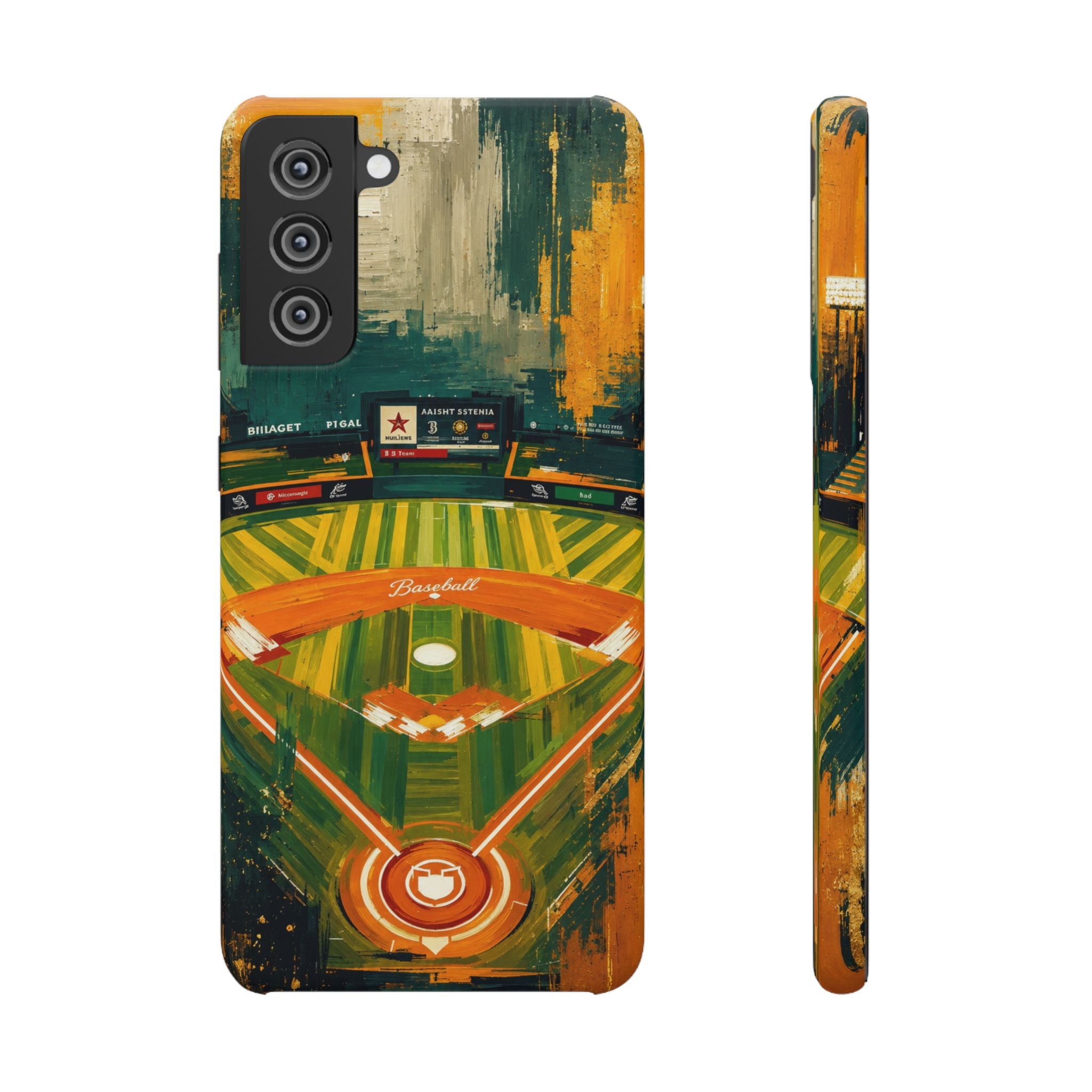 Abstract Baseball Stadium Phone Case