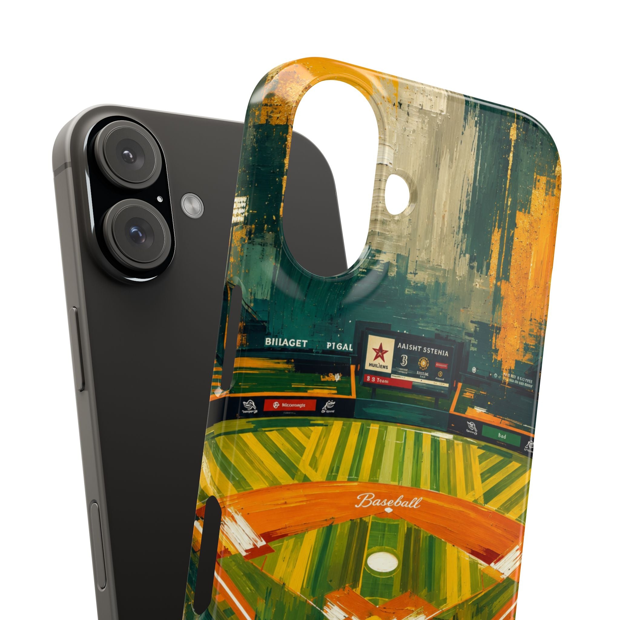 Abstract Baseball Stadium Phone Case