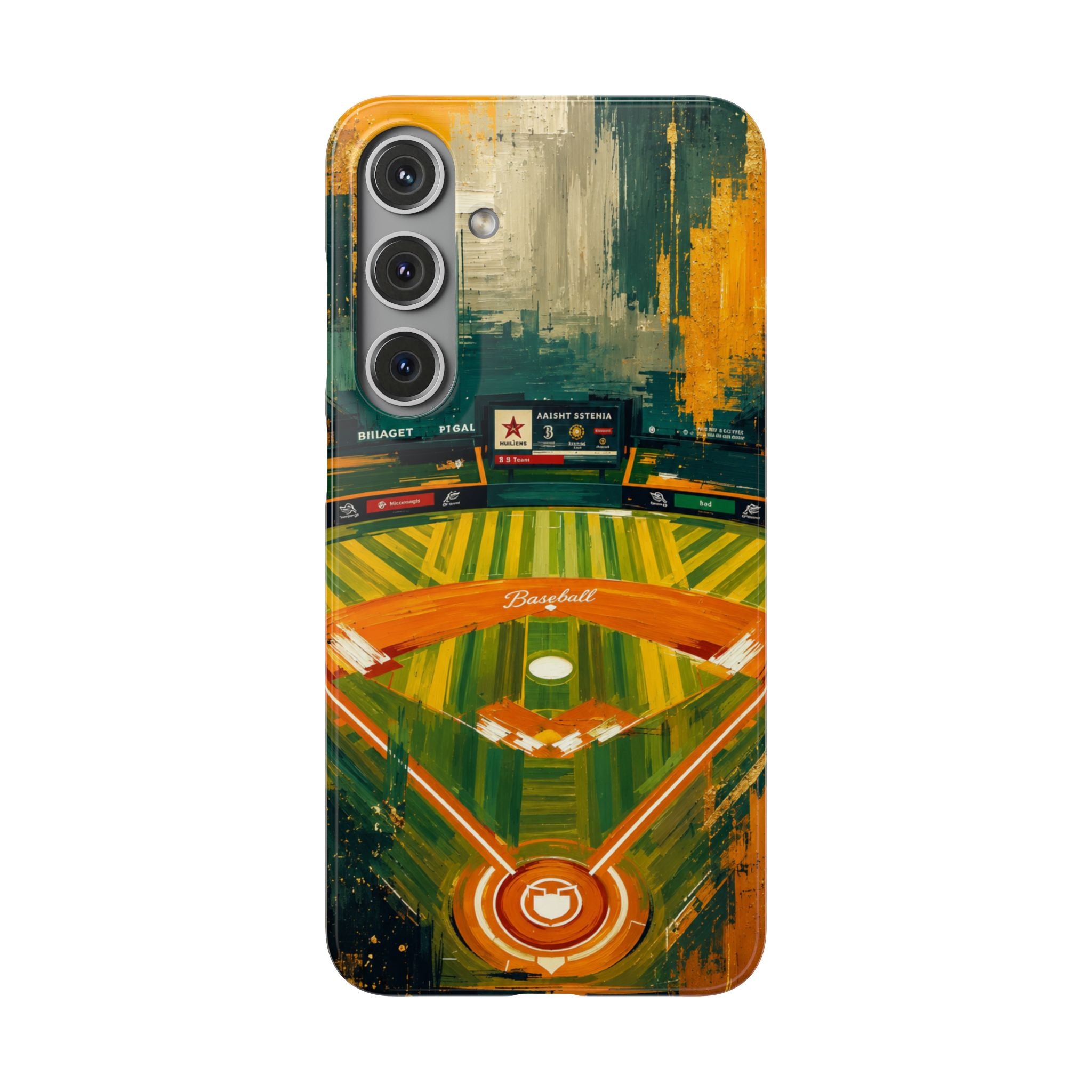 Abstract Baseball Stadium Phone Case