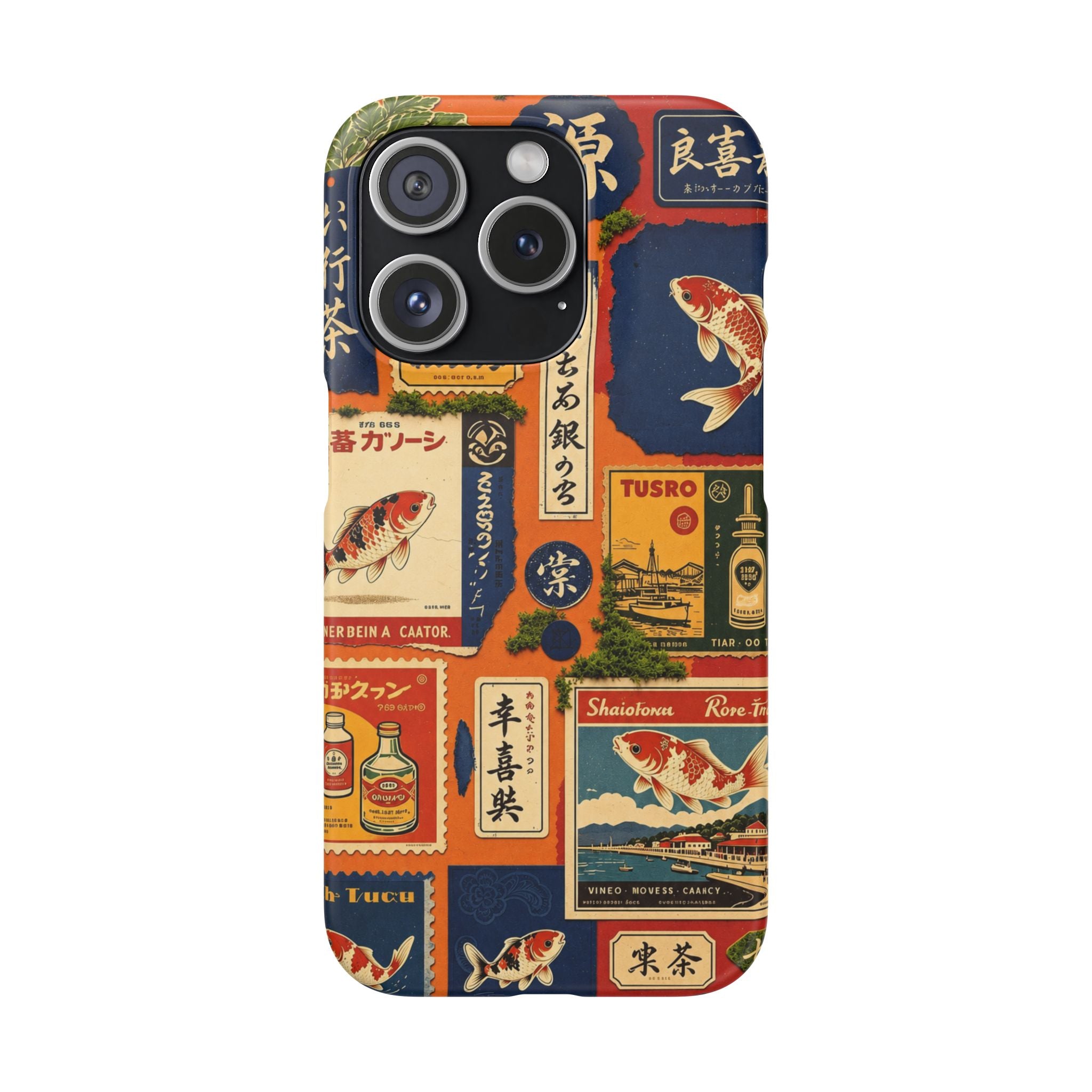 Vintage Japanese Koi Phone Case