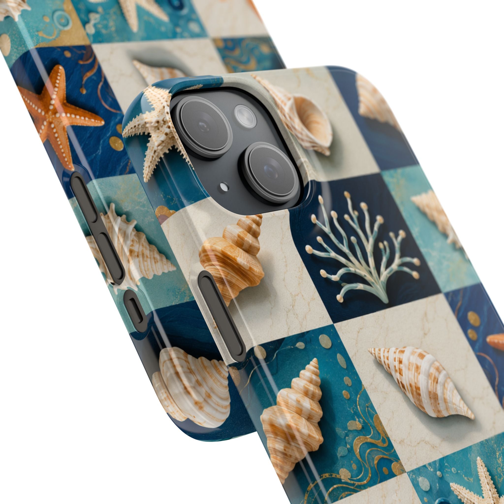 Coastal Seashell Mosaic Phone Case