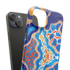 Abstract Blue Pattern Phone Case