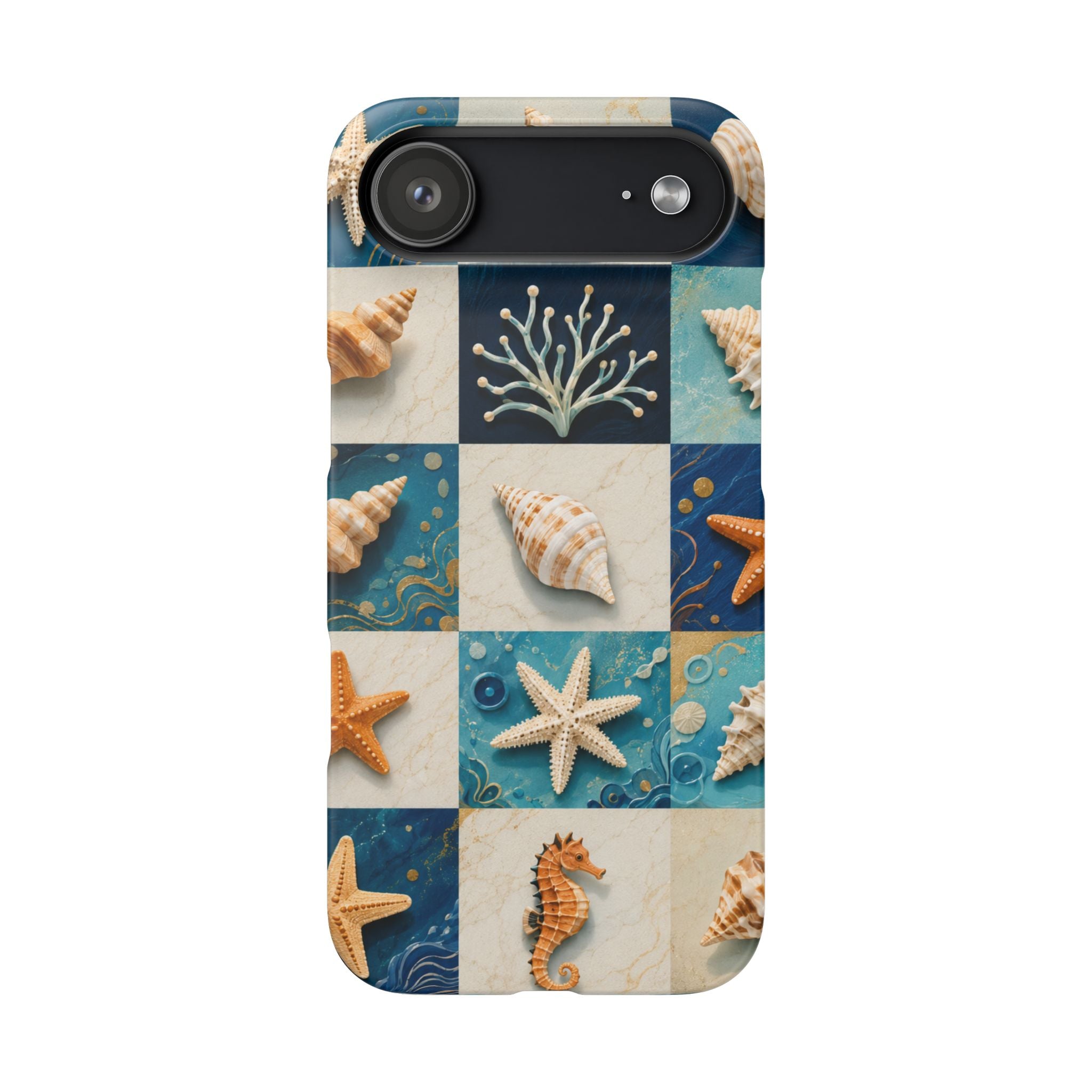 Coastal Seashell Mosaic Phone Case