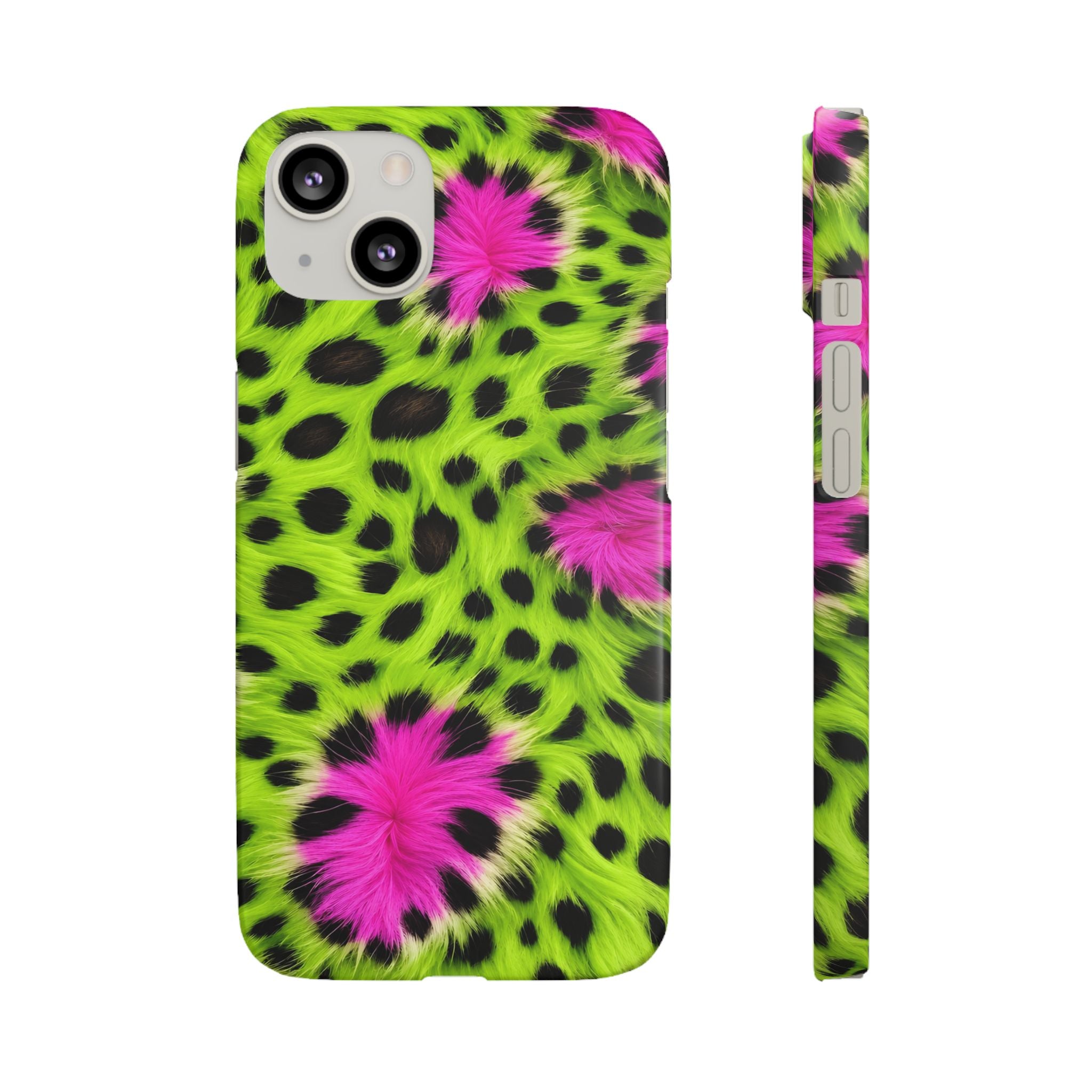 Neon Leopard Phone Case