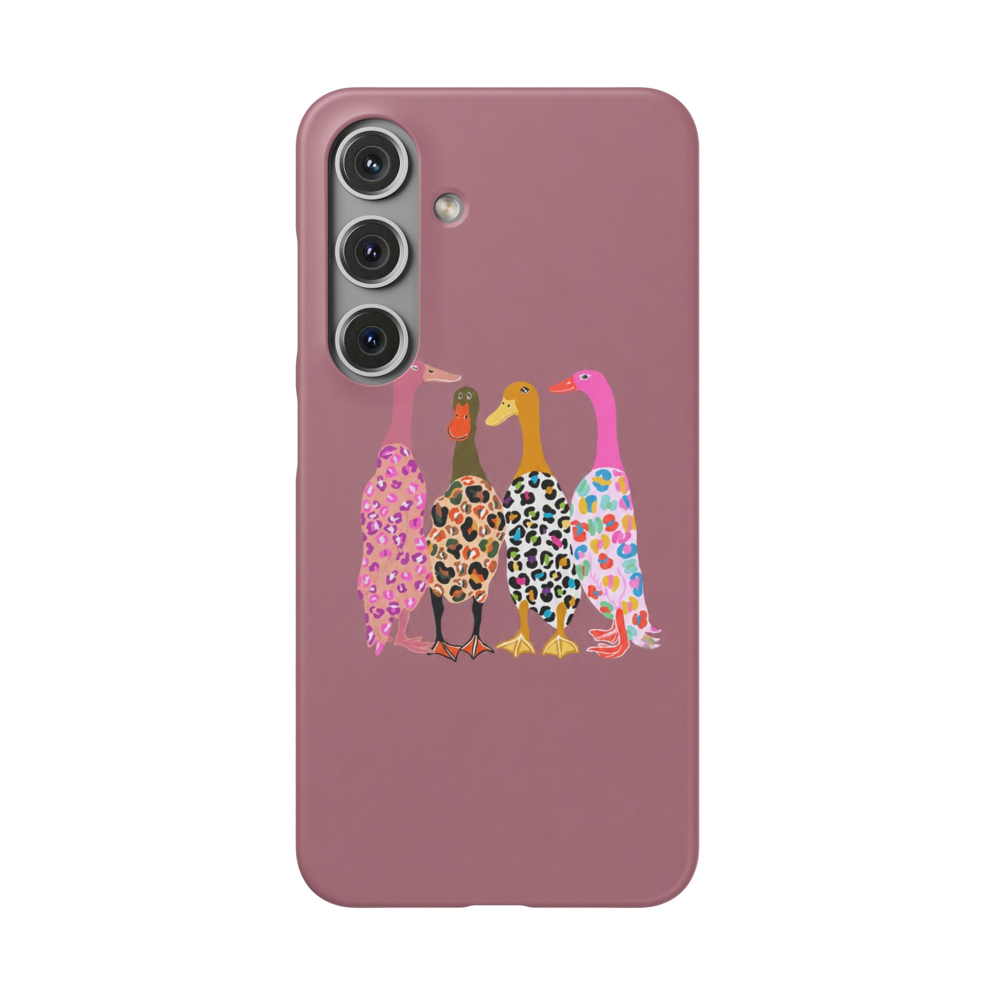 Colorful Leopard Ducks Phone Case