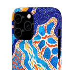 Abstract Blue Pattern Phone Case