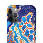 Abstract Blue Pattern Phone Case