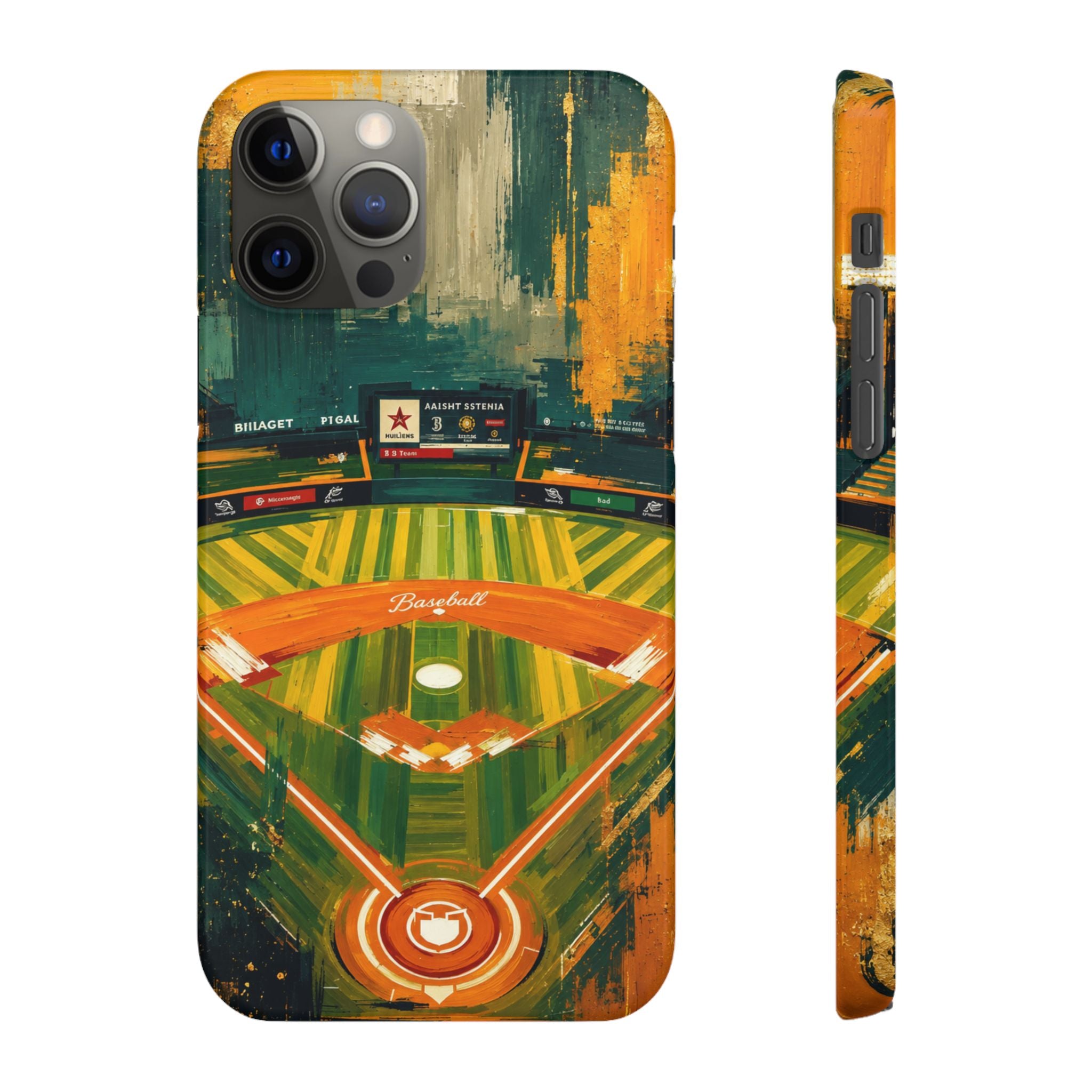 Abstract Baseball Stadium Phone Case