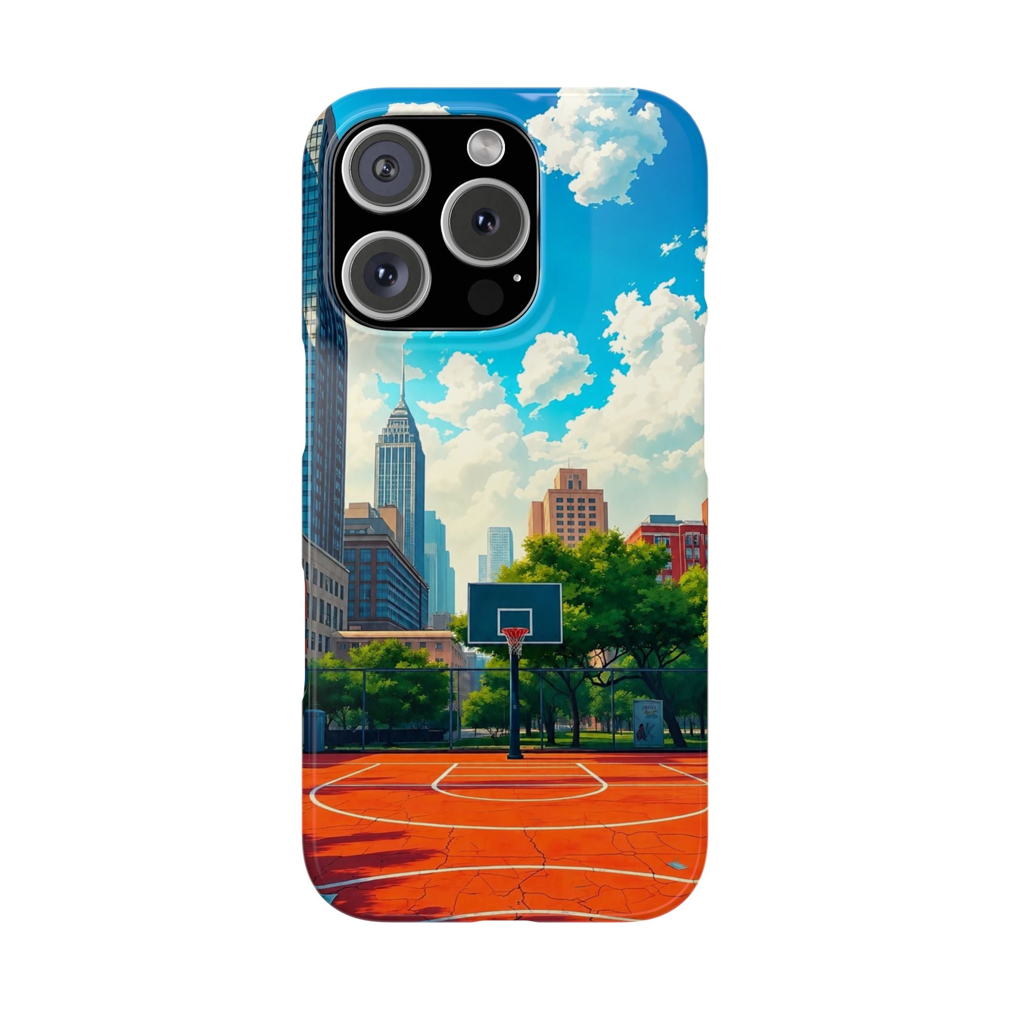 Urban Basketball Court Phone Case