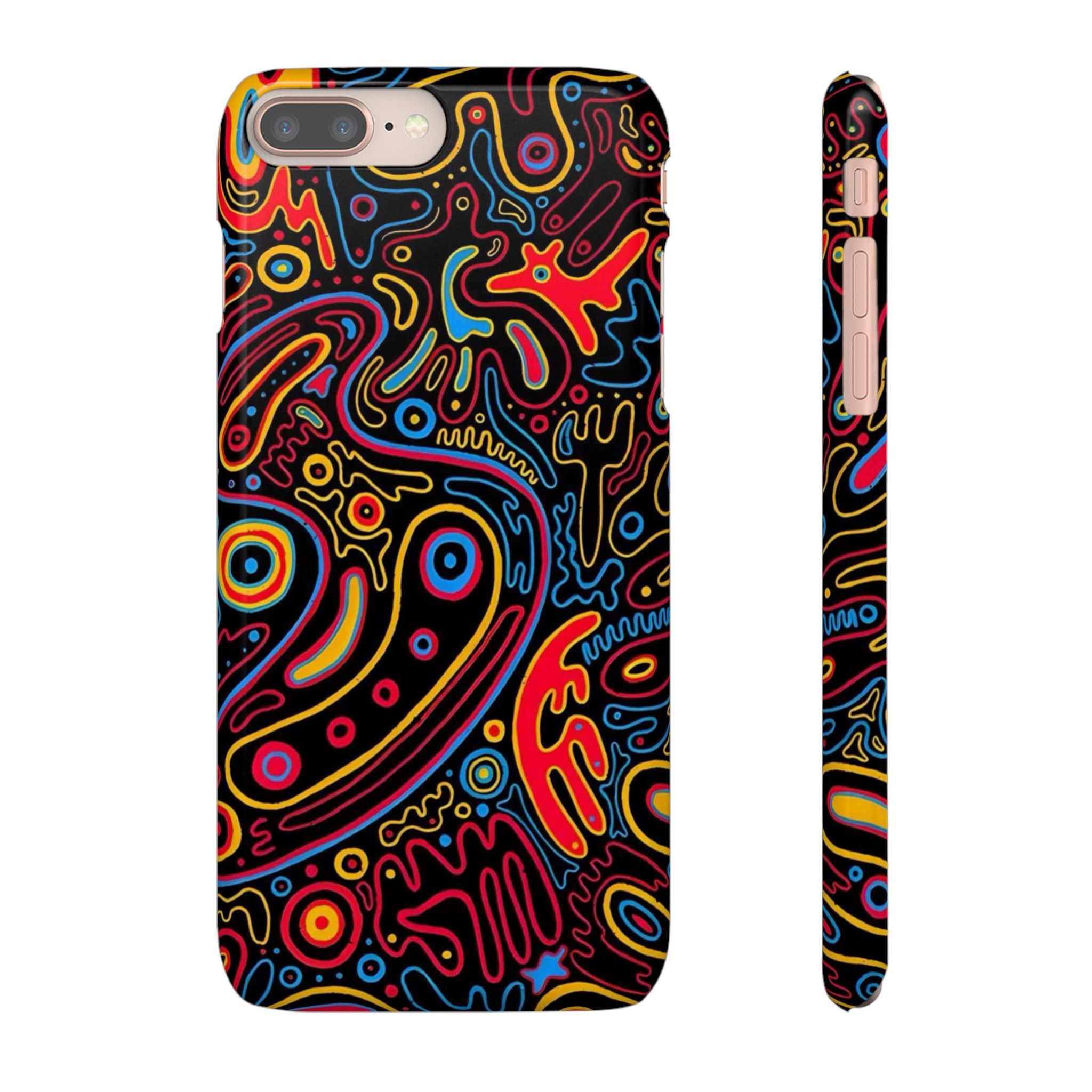 Neon Maze Phone Case