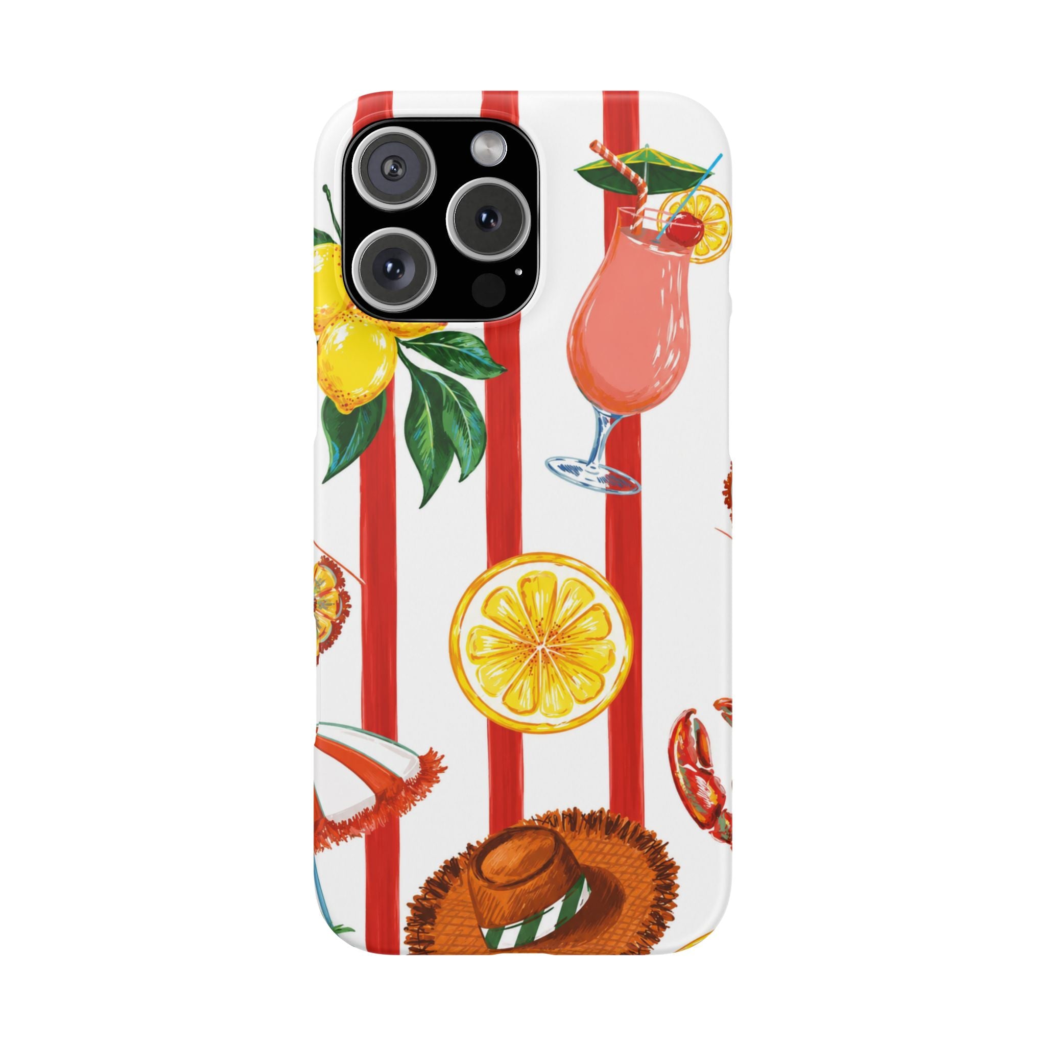 Lemon Coast – Summer Citrus Phone Case