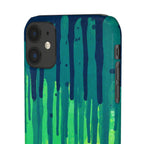 Liquid Emerald – Abstract Drip Phone Case